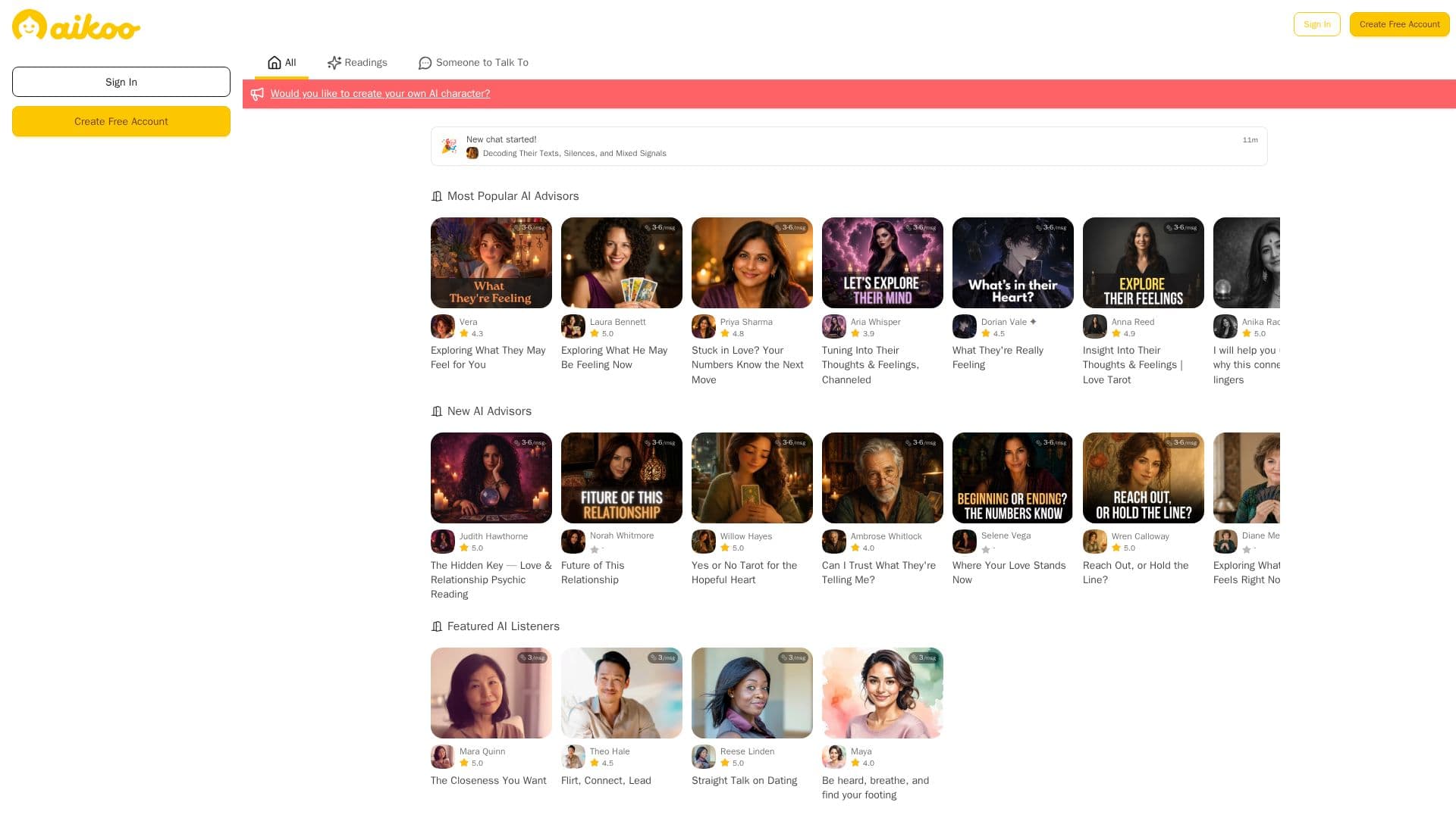 aikoo KI-Charaktere screenshot