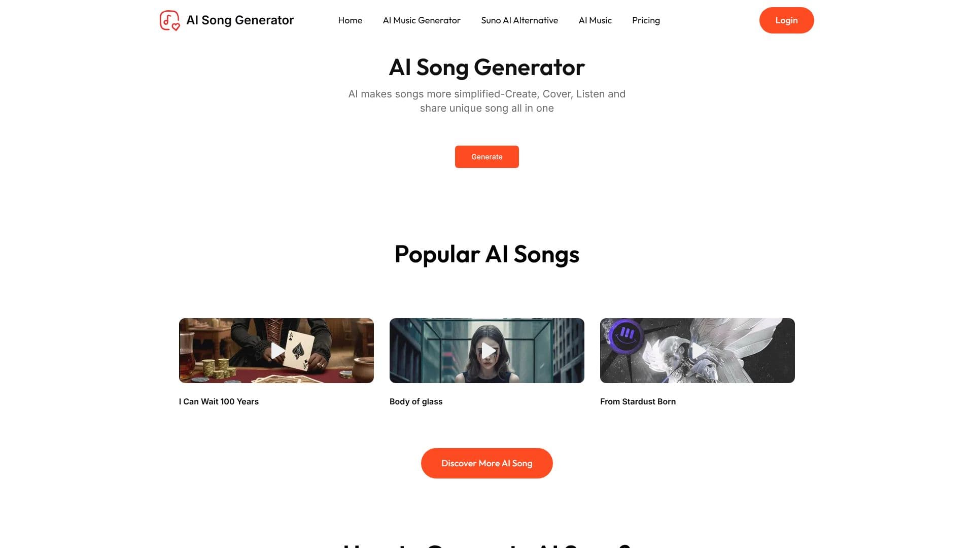 AI Song Generator 스크린샷