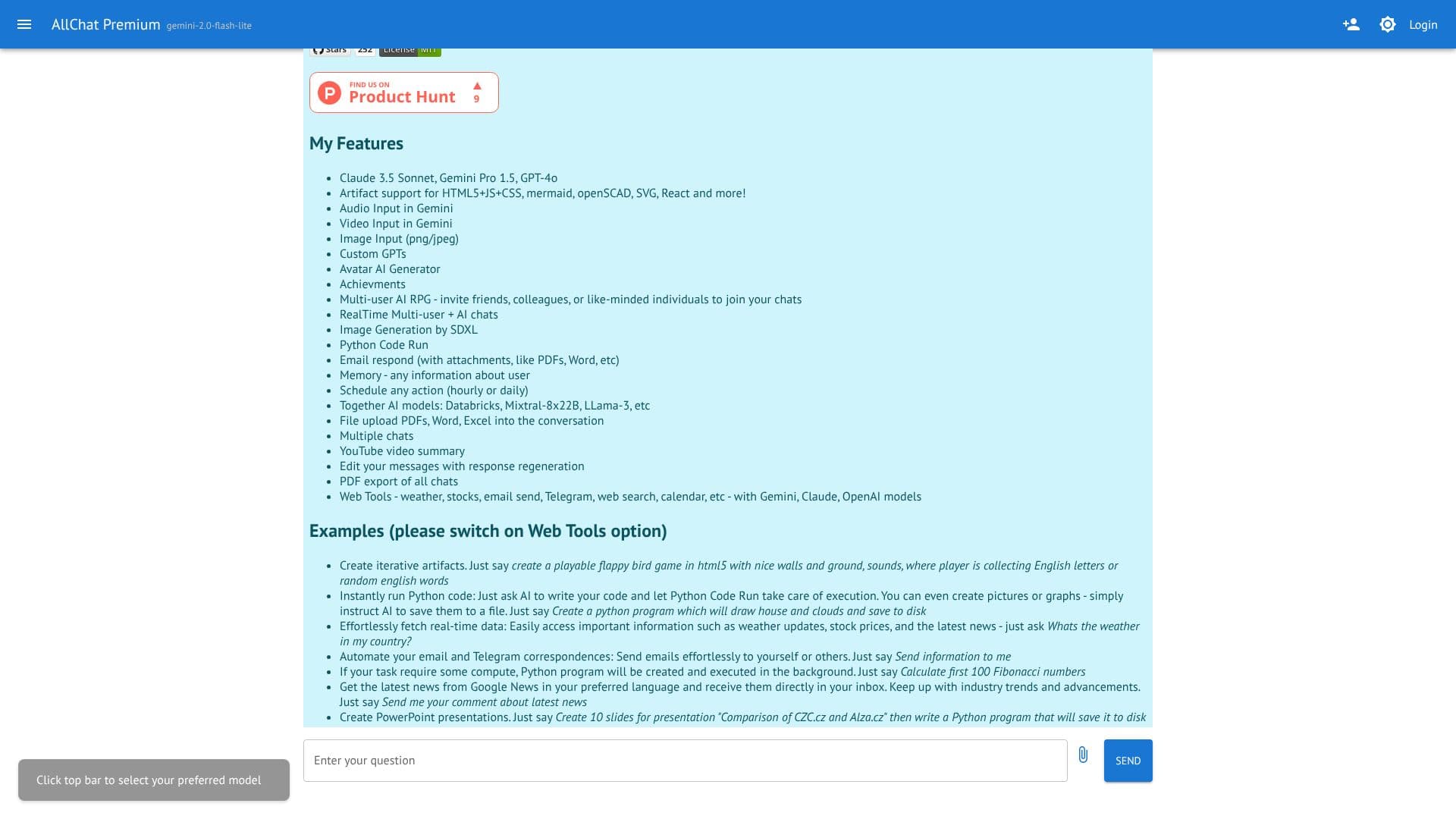AllChat - AI Assistant screenshot