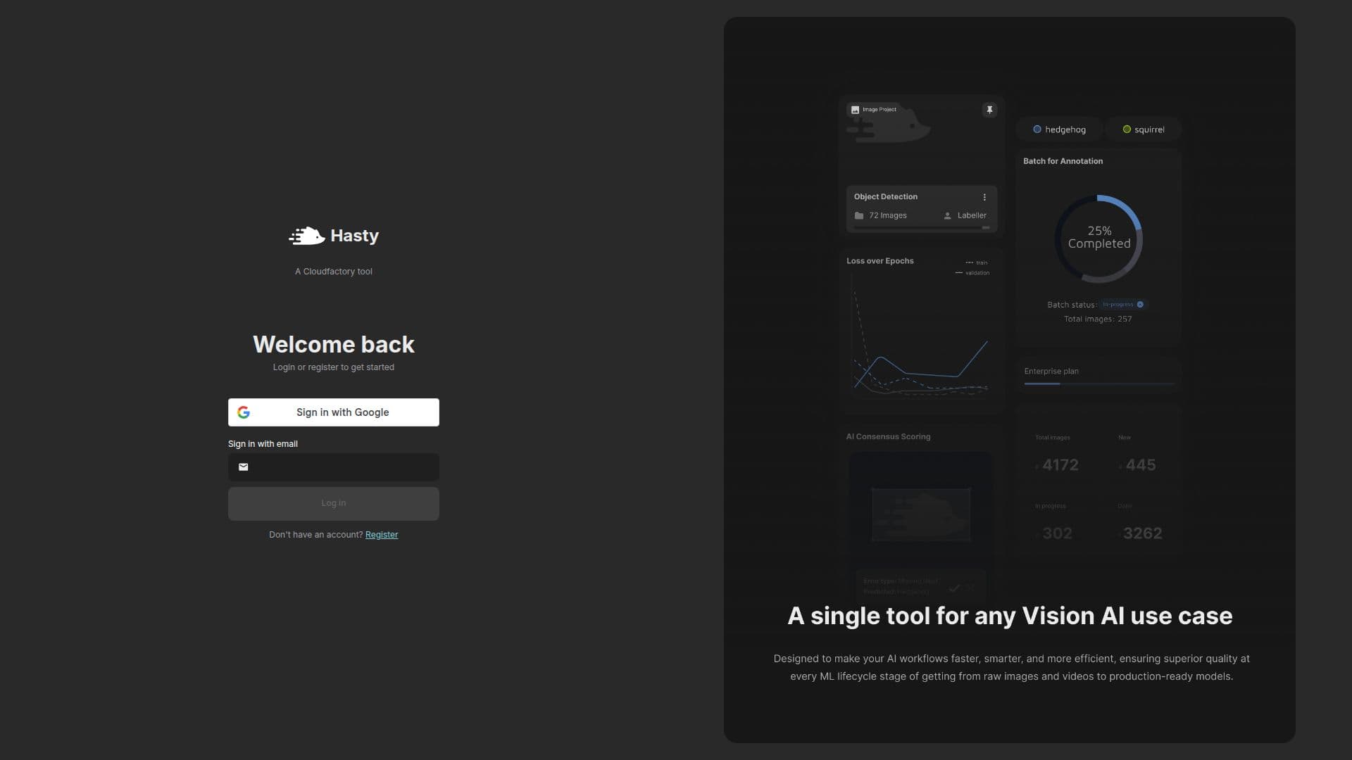 Hasty.ai screenshot