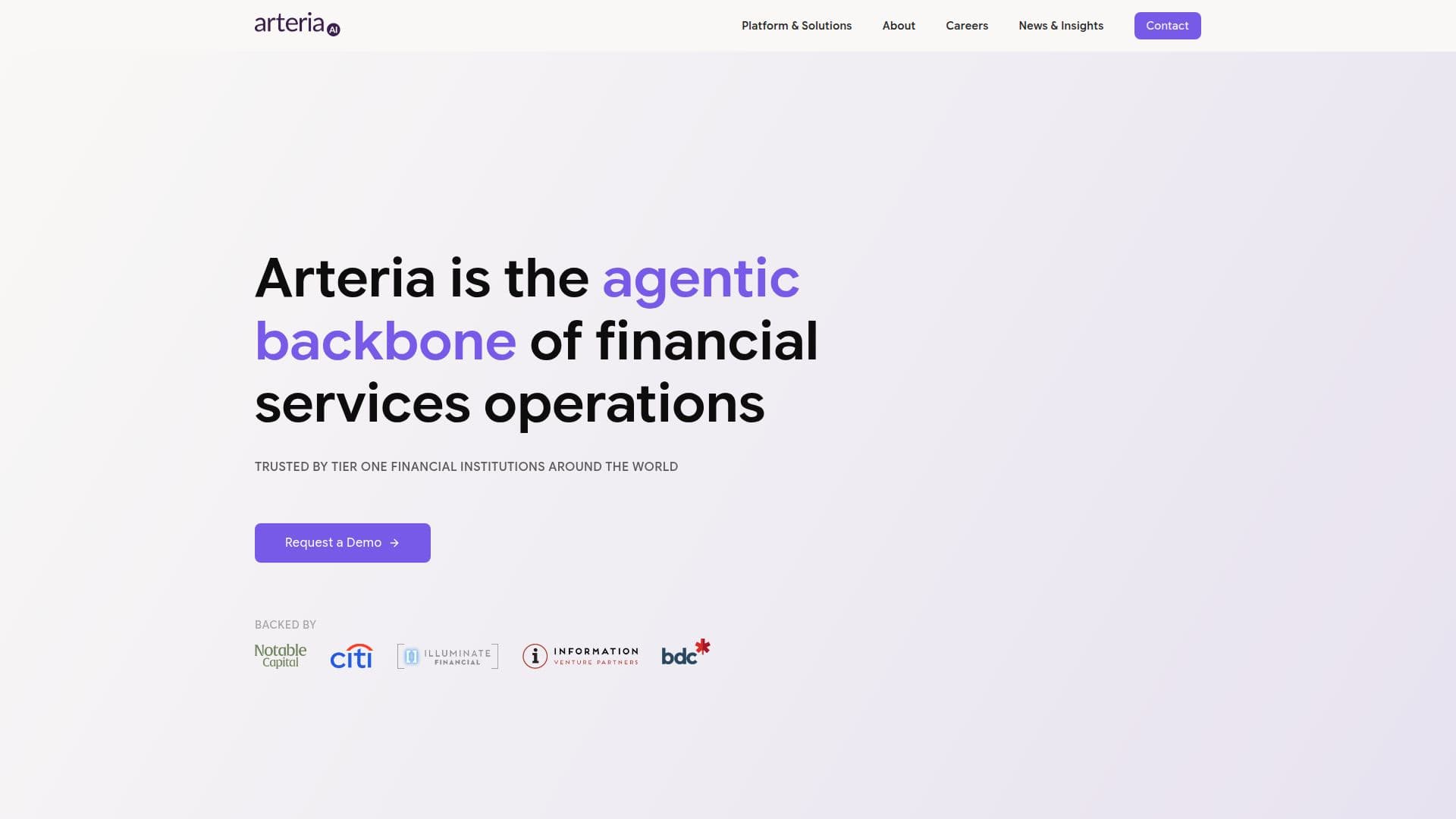 Arteria AI screenshot