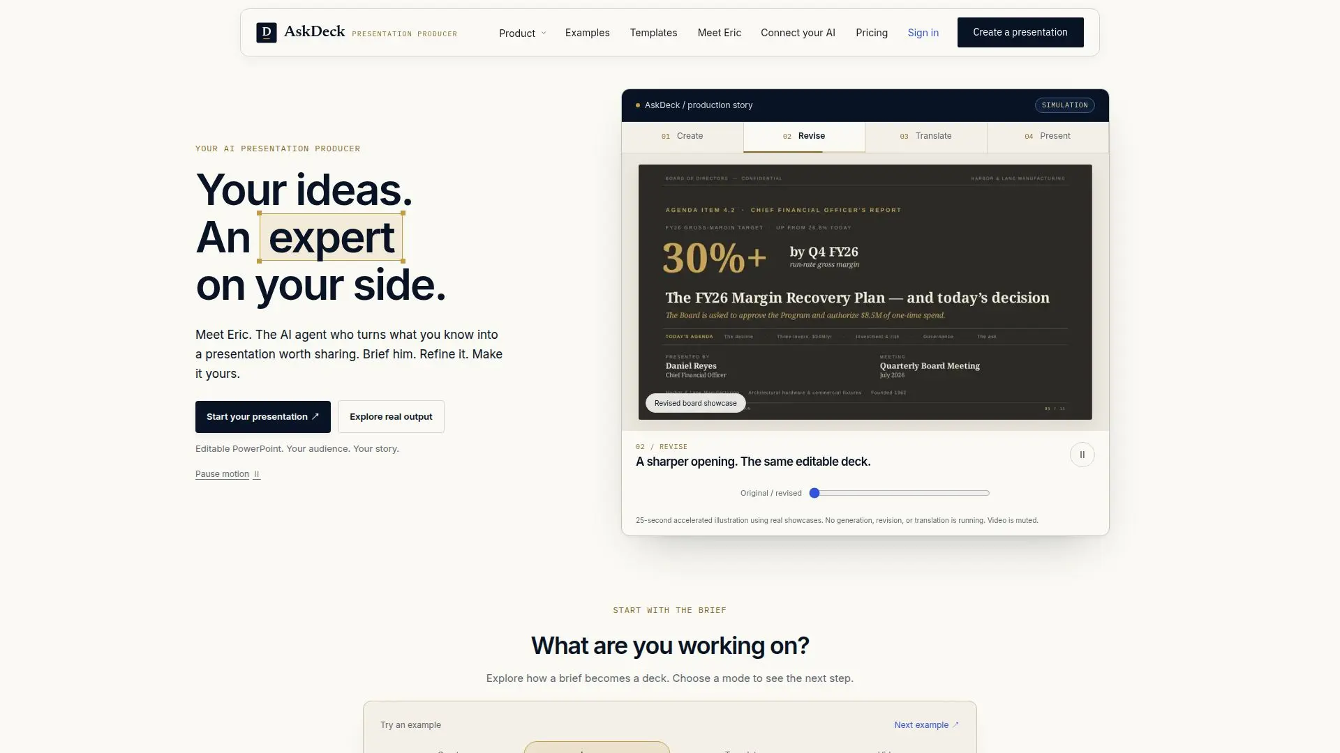 Screenshot von AskDeck