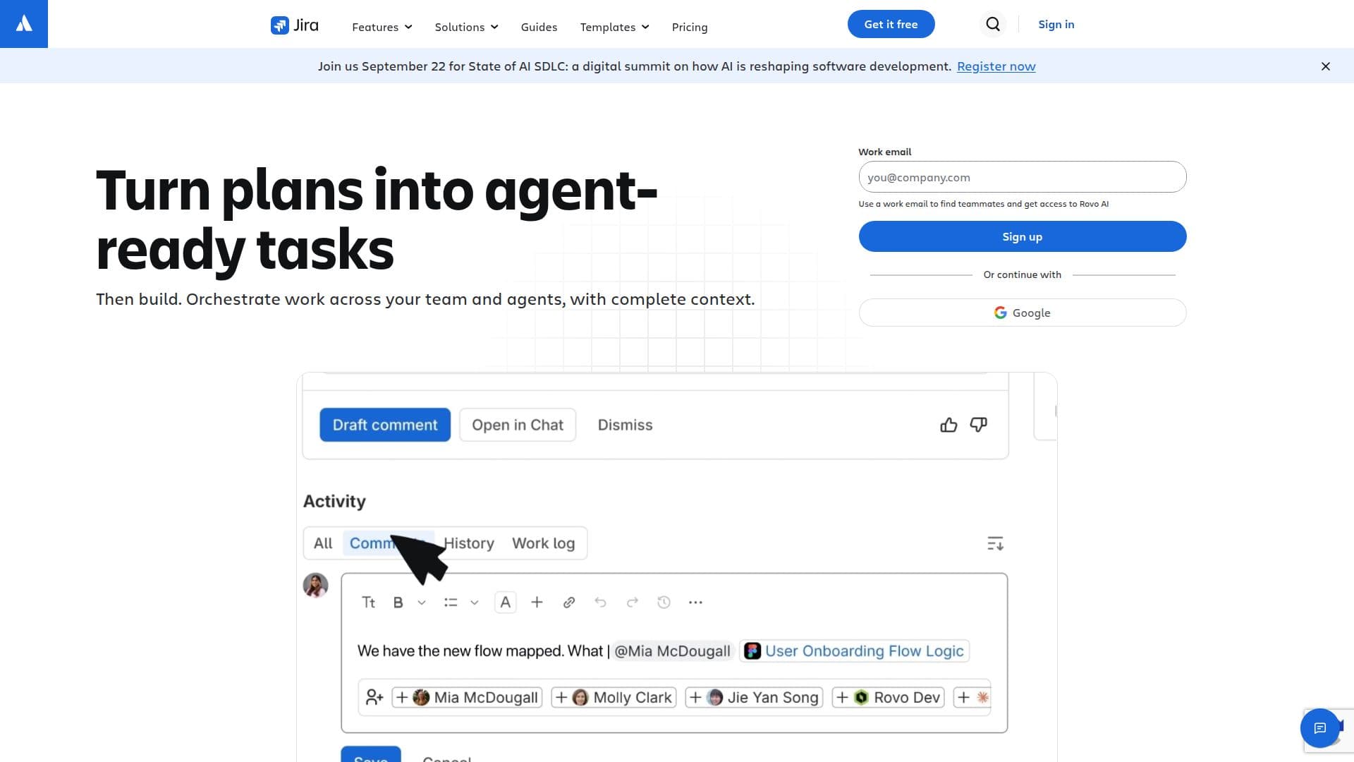 لقطة شاشة لـ Jira