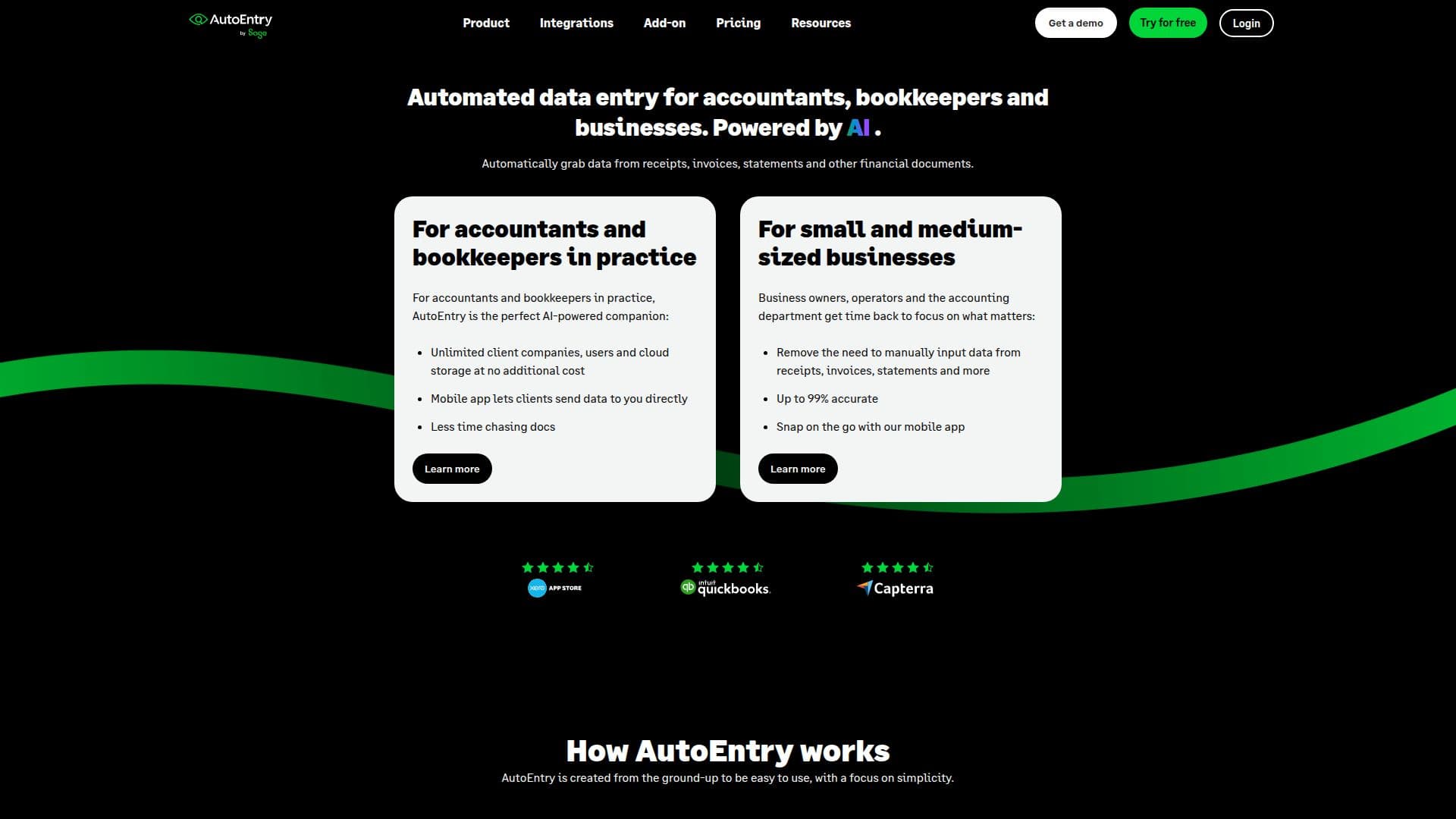 Captura de pantalla de AutoEntry