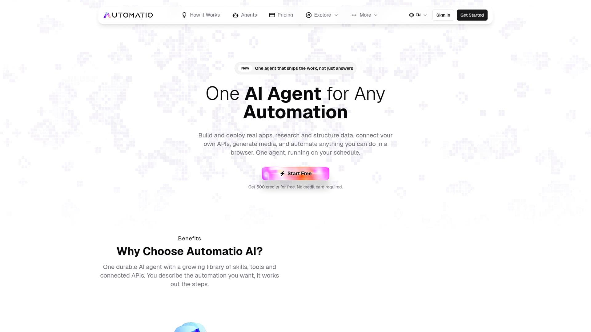 Automatio AI - Vereinheitlichter Automatisierungsagent screenshot