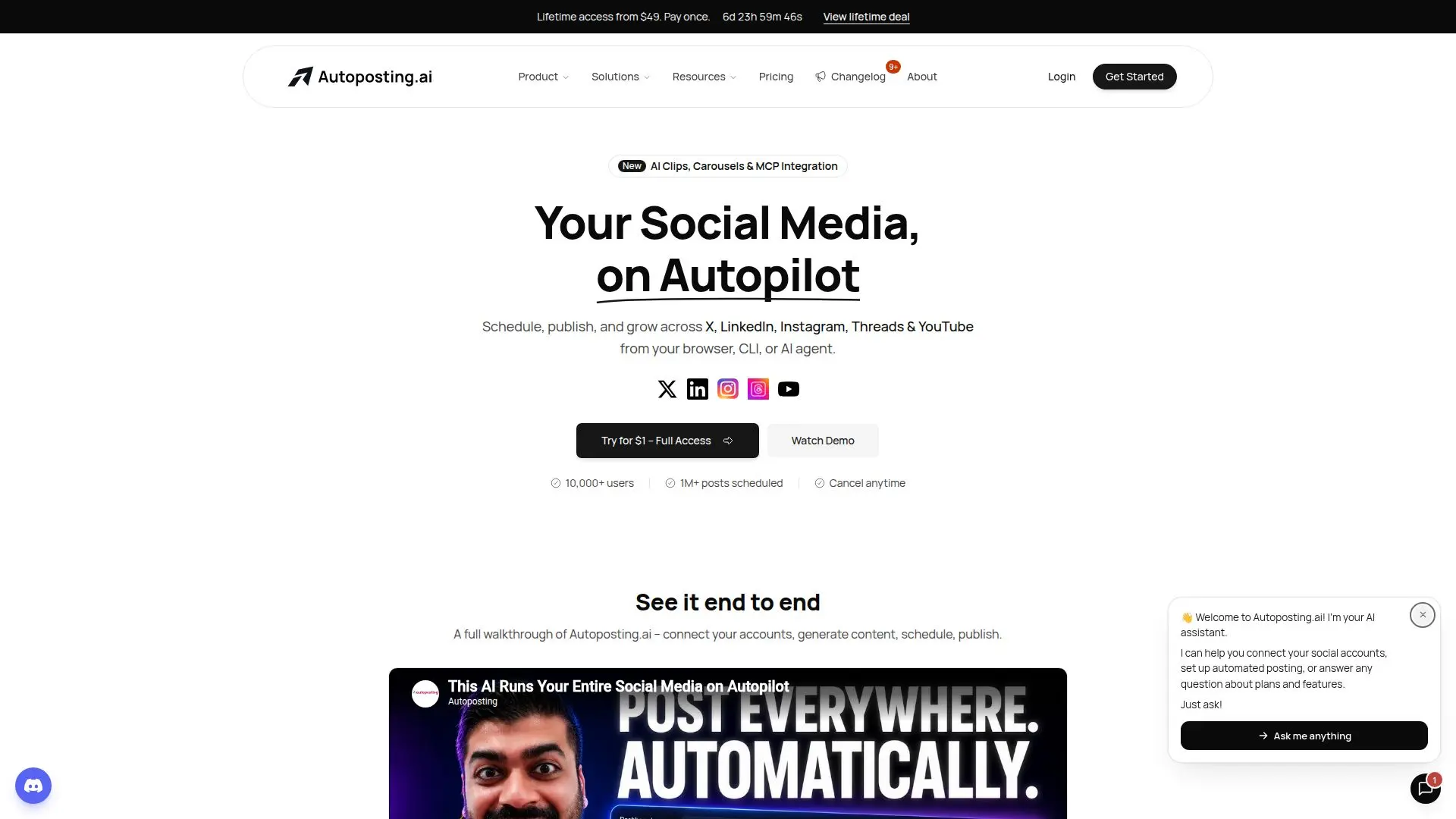 Autoposting.ai screenshot