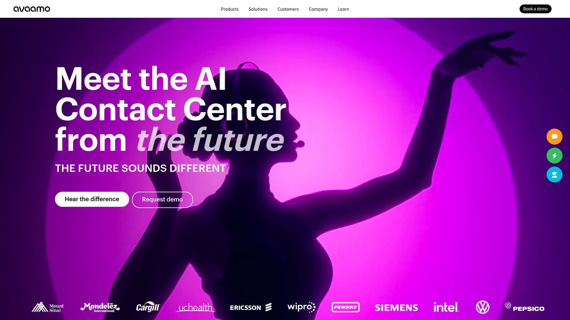 Avaamo AI Contact Center screenshot
