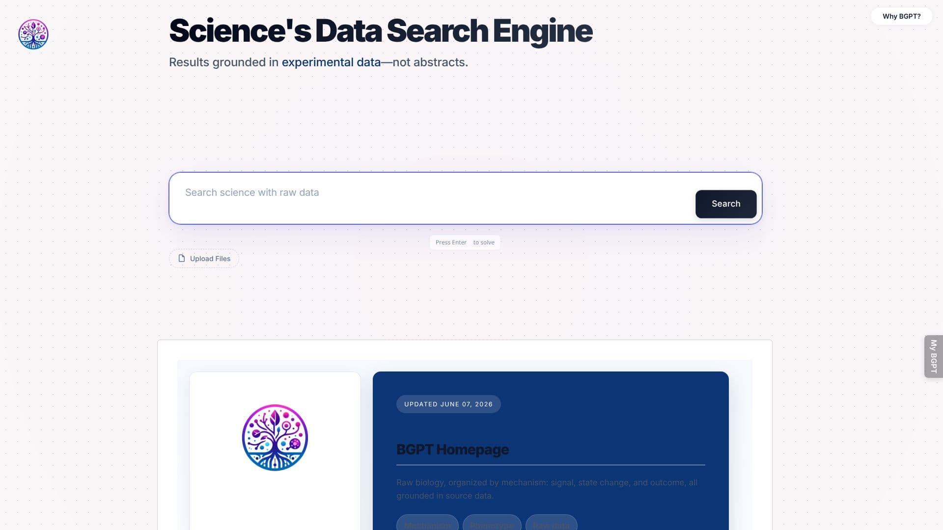 BGPT screenshot