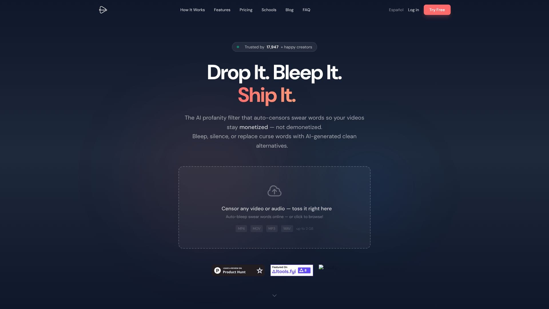 Bleepify 截图