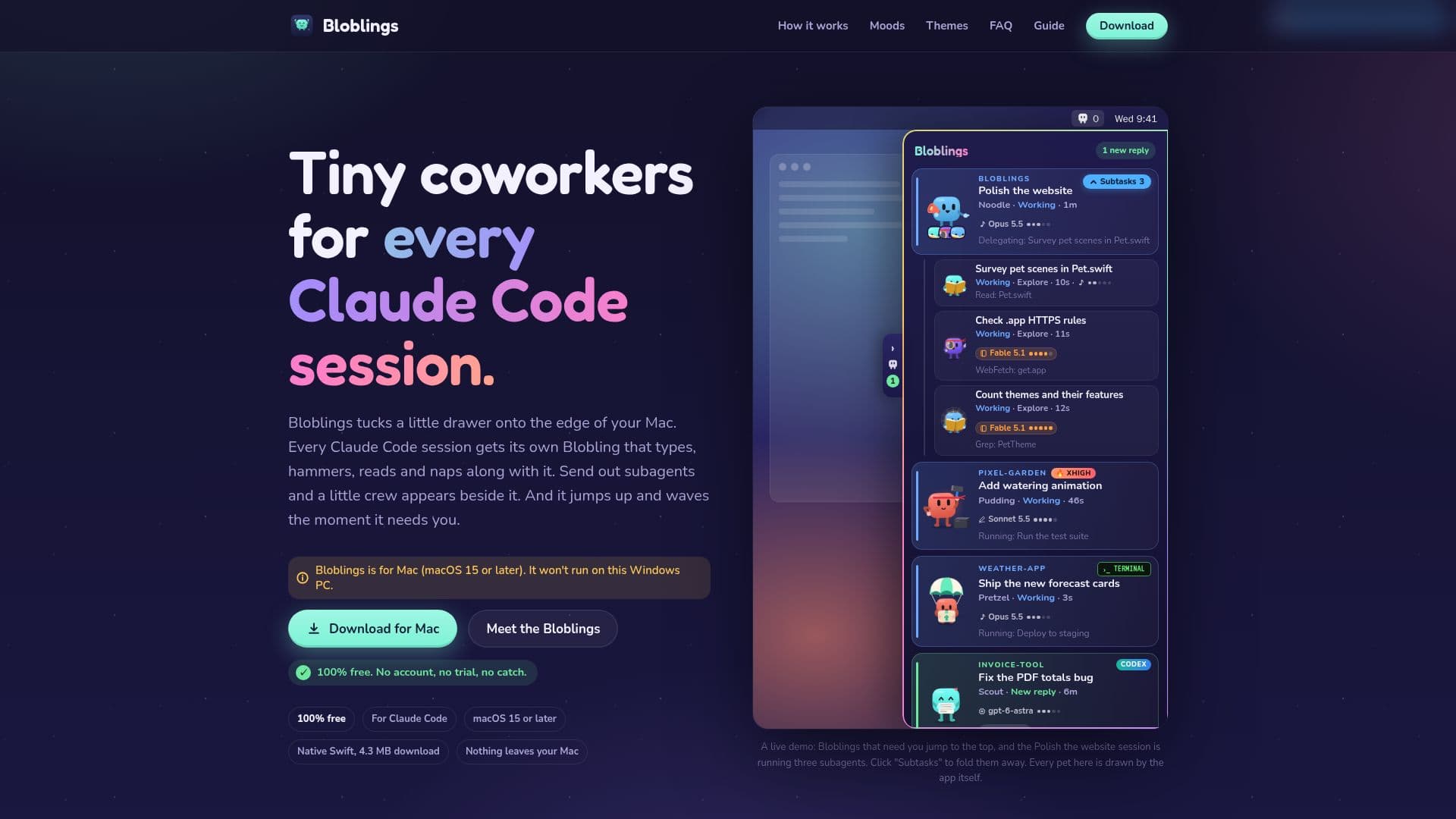Bloblings screenshot