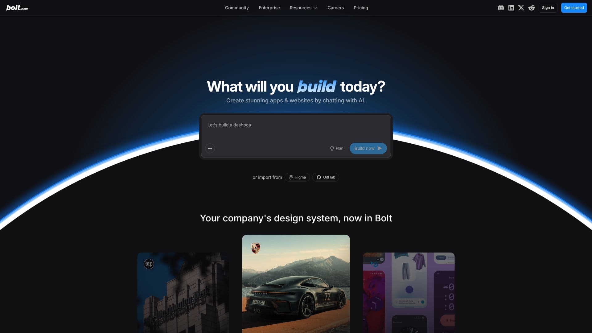 Bolt AI Builder 스크린샷