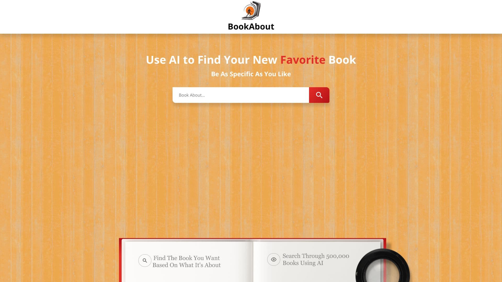 Captura de pantalla de BookAbout
