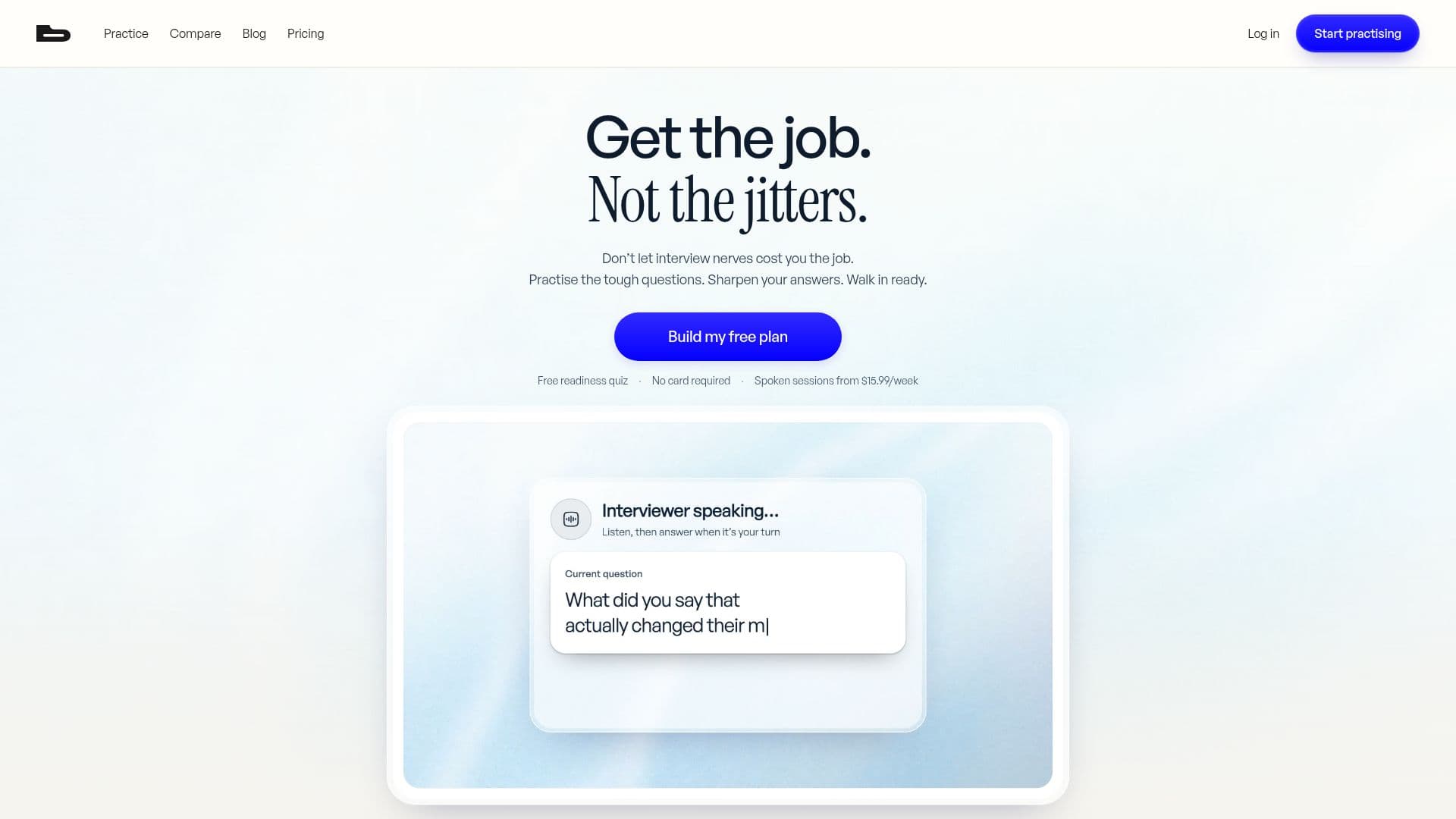 Bossed AI Mock Interviews screenshot