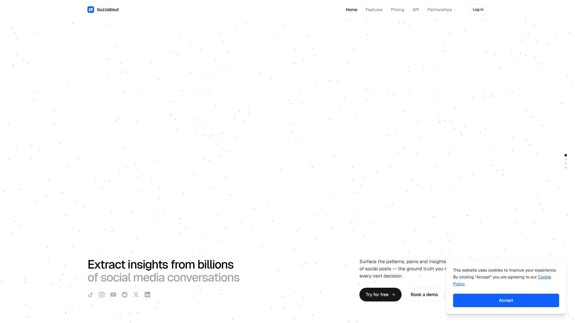 buzzabout — AI Social Intelligence screenshot