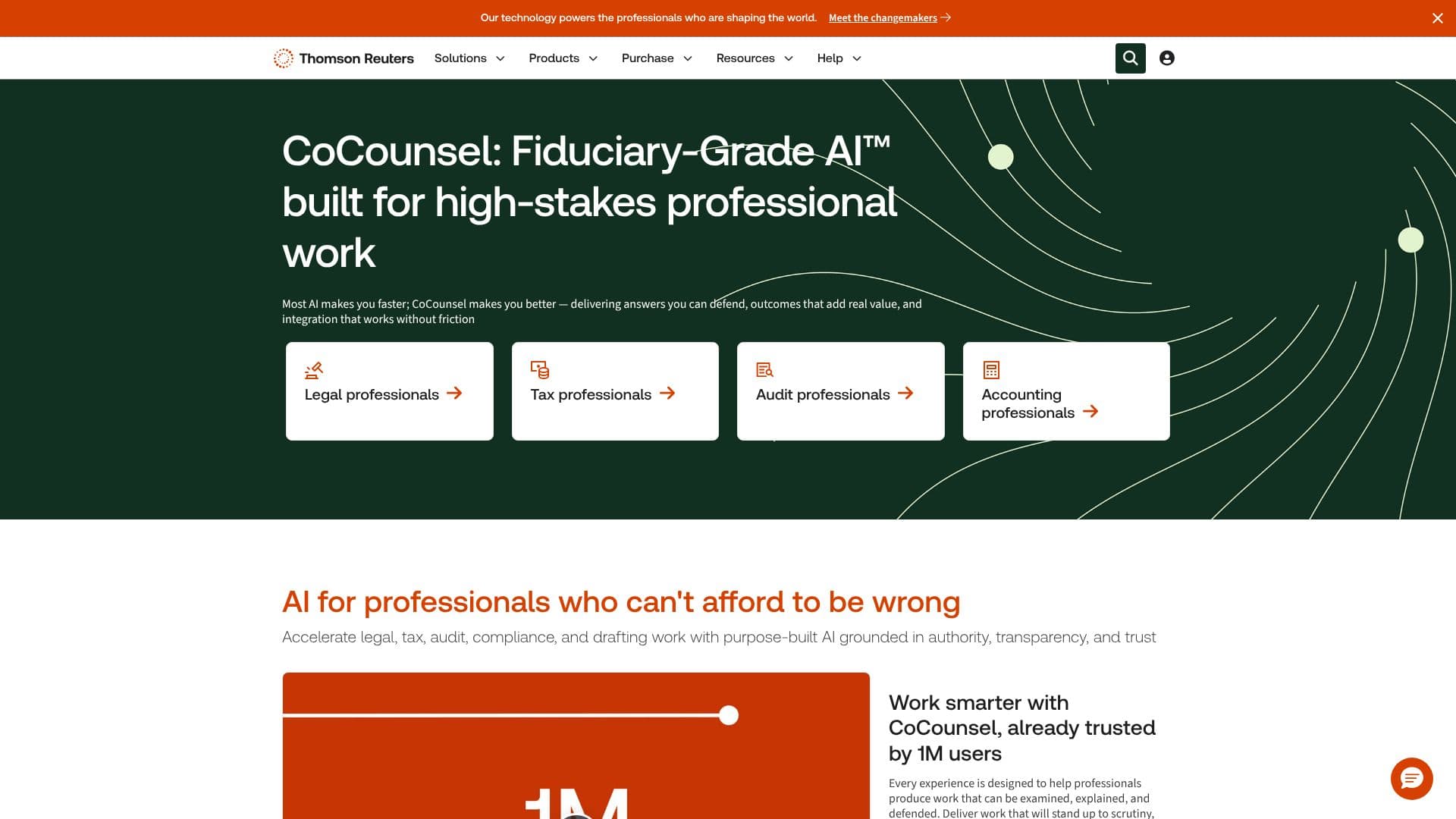 لقطة شاشة لـ CoCounsel AI