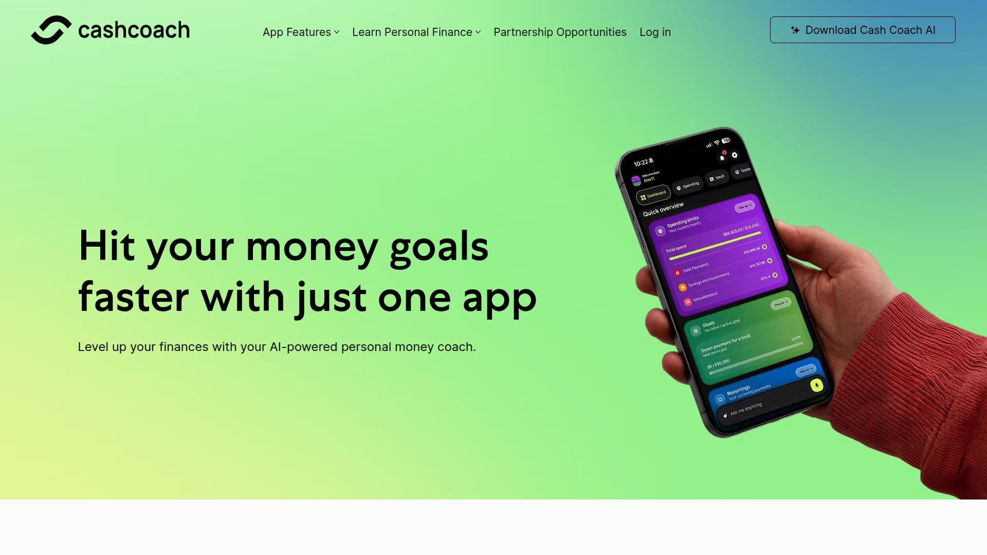 Скриншот Cash Coach AI