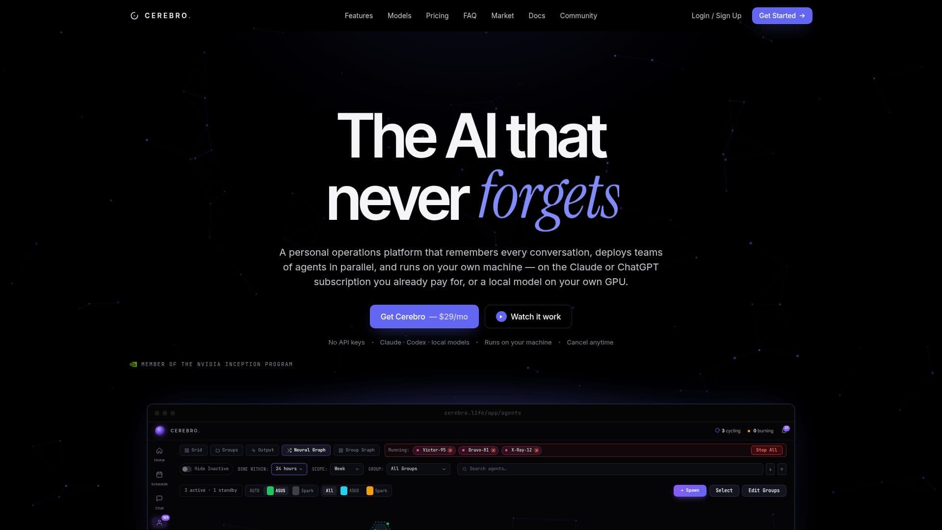 Cerebro Converse AI screenshot