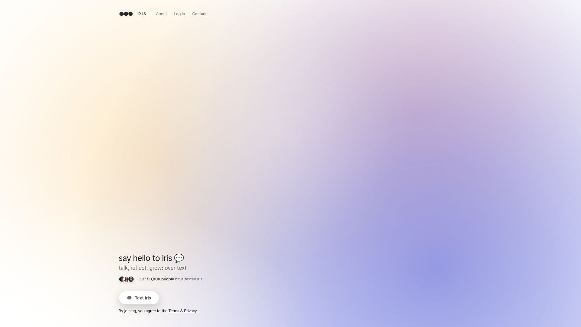 Iris Chat screenshot
