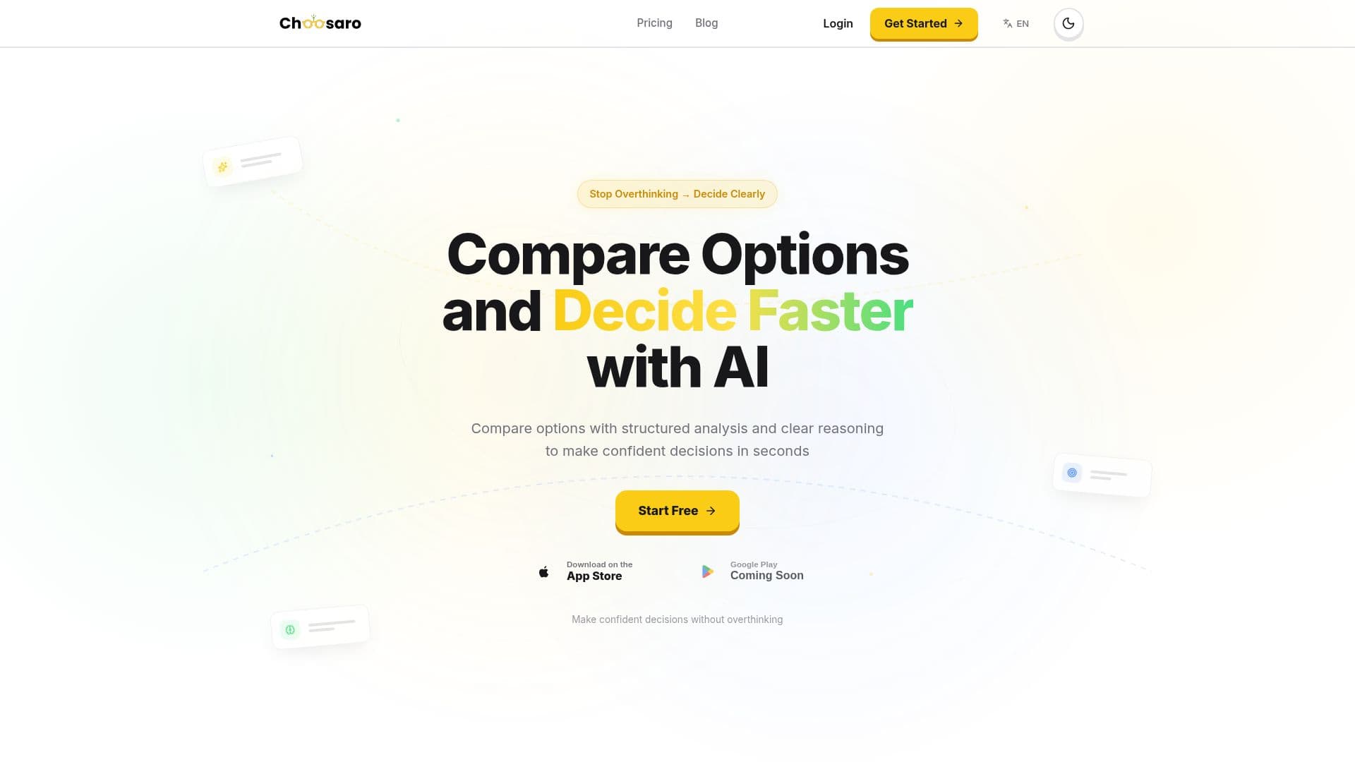 Screenshot von Choosaro