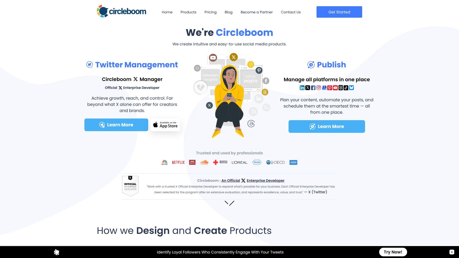 Tangkapan layar Manajemen Media Sosial Circleboom