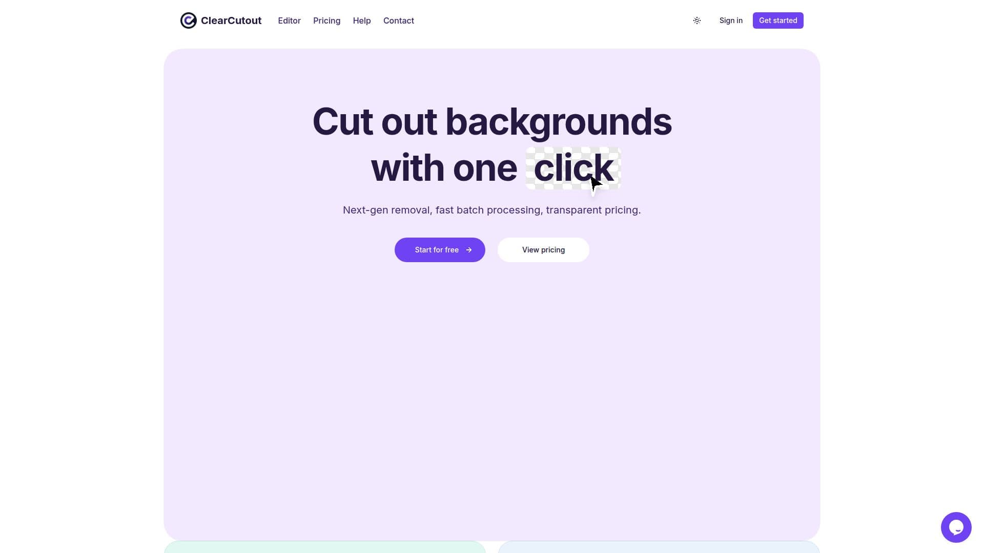 ClearCutout screenshot