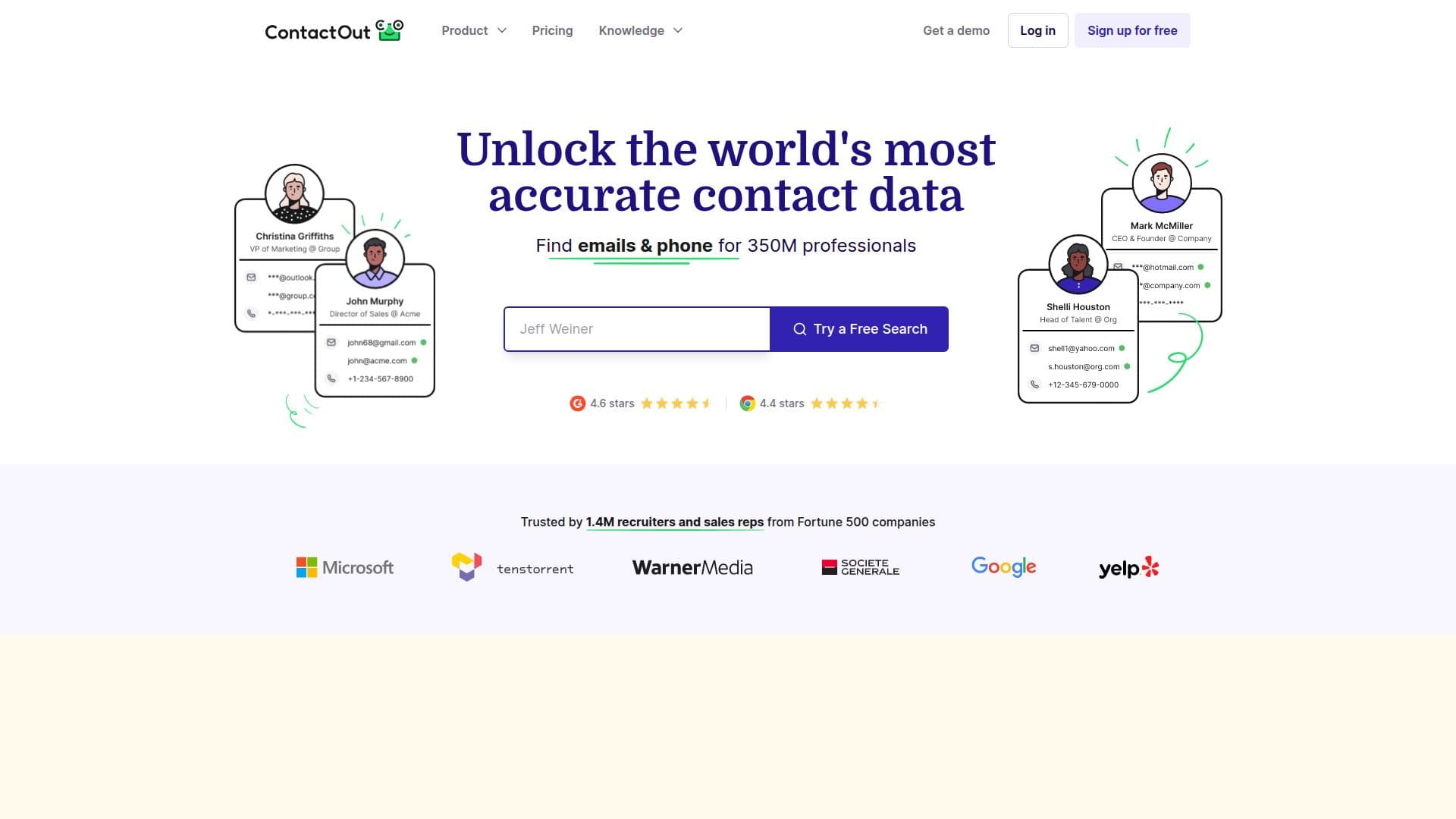 ContactOut 邮件查找器 截图