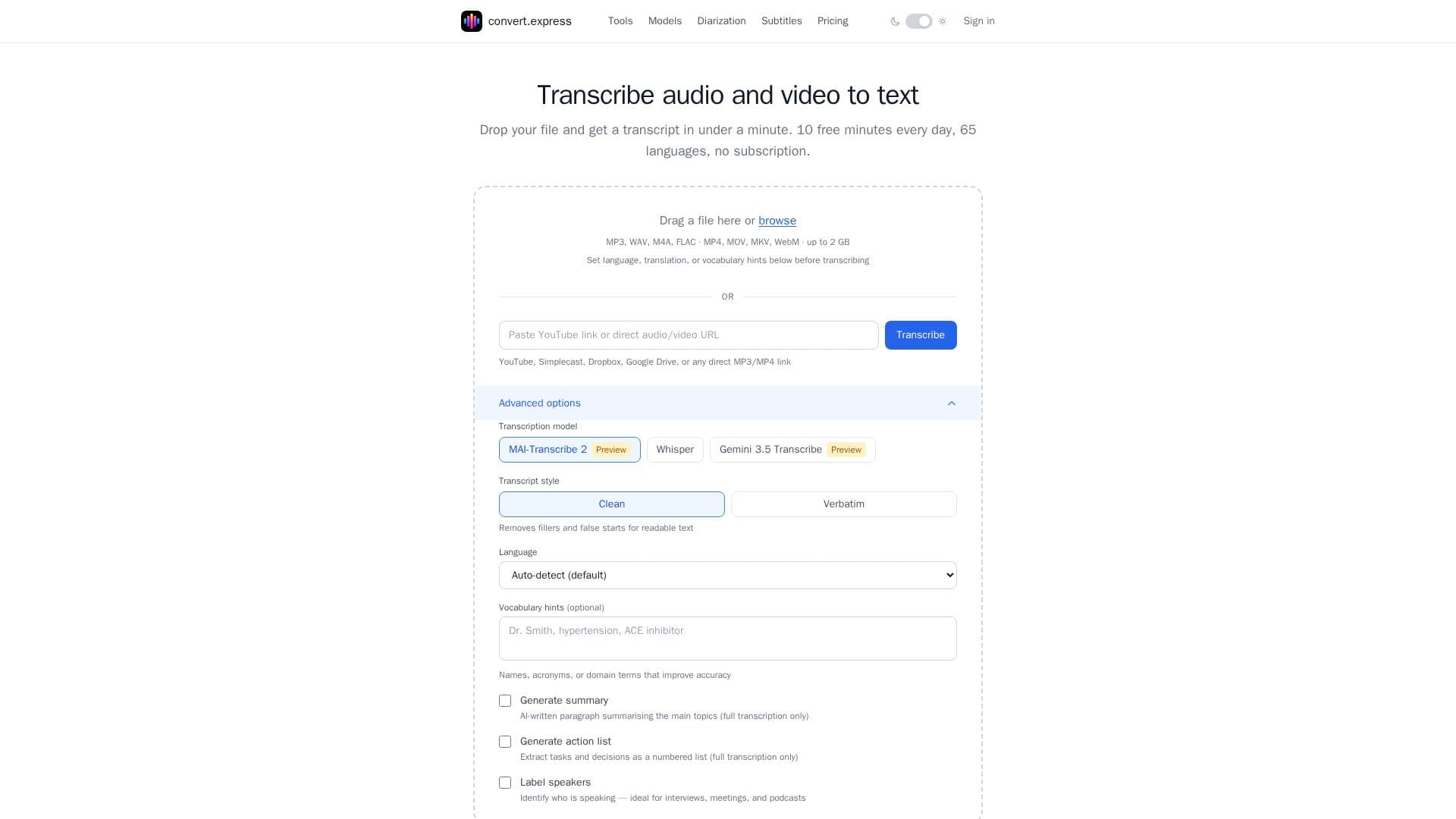 convert.express screenshot