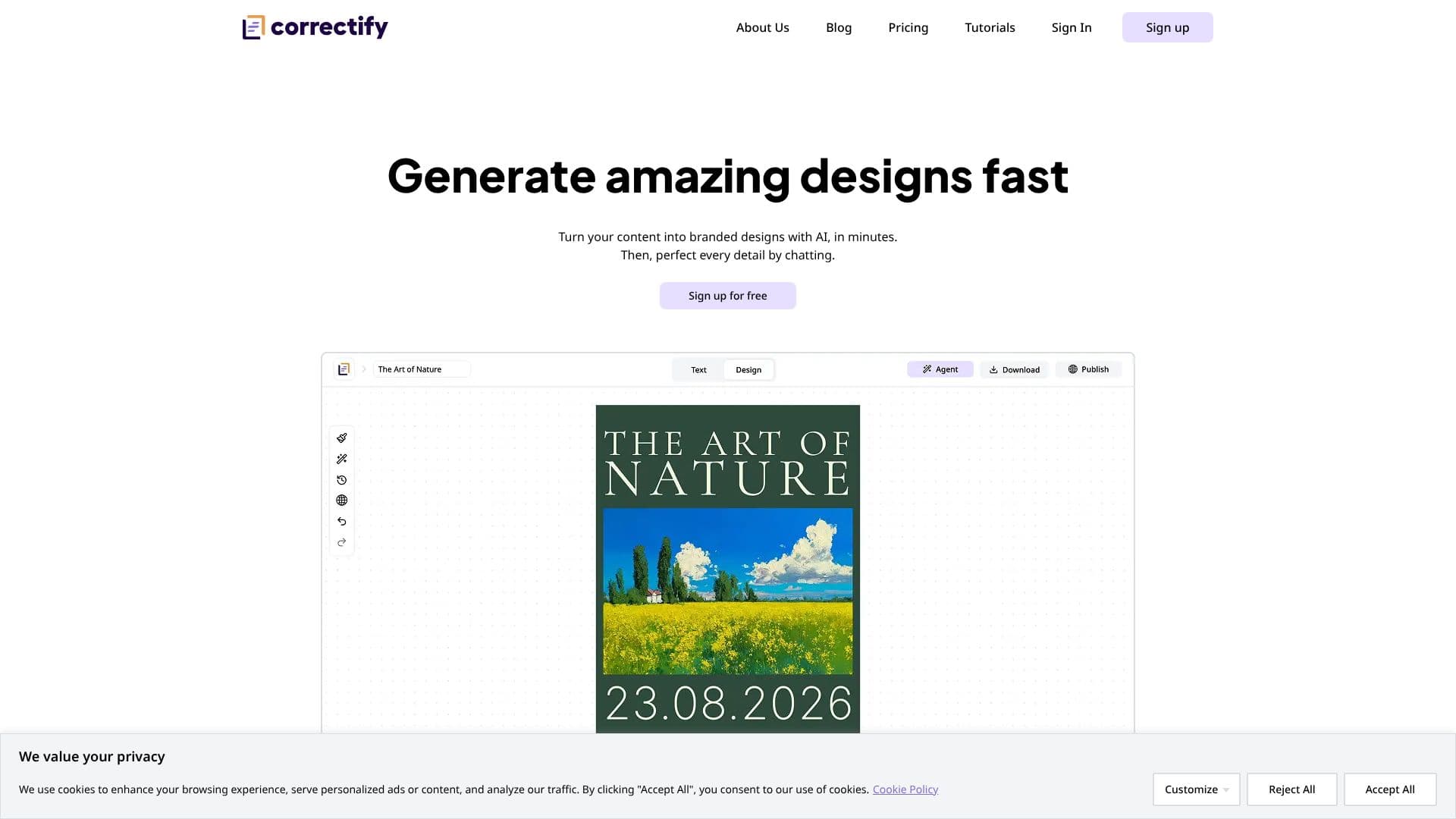 Correctify screenshot