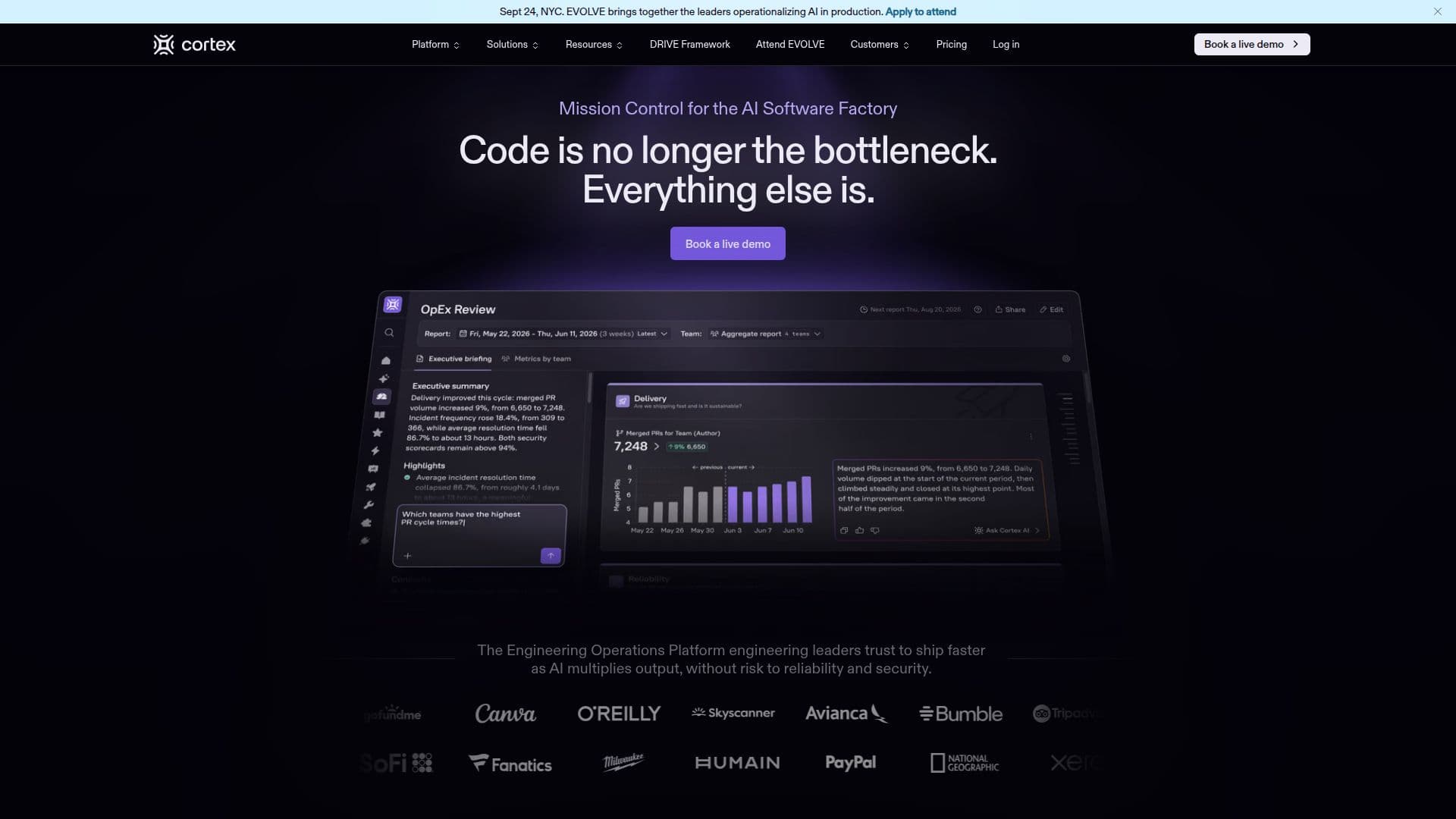 Cortex screenshot