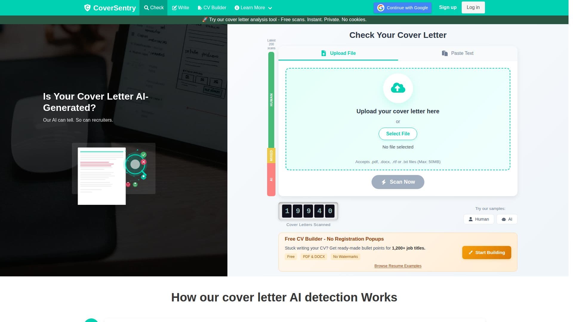 CoverSentry screenshot