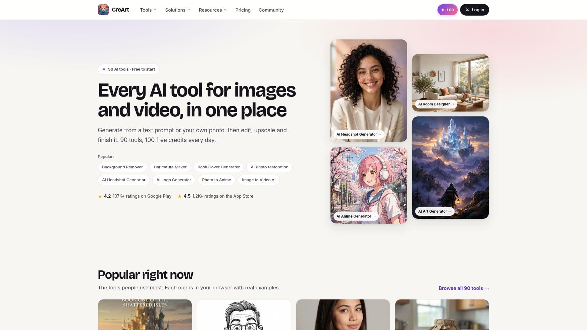 CreArt AI screenshot