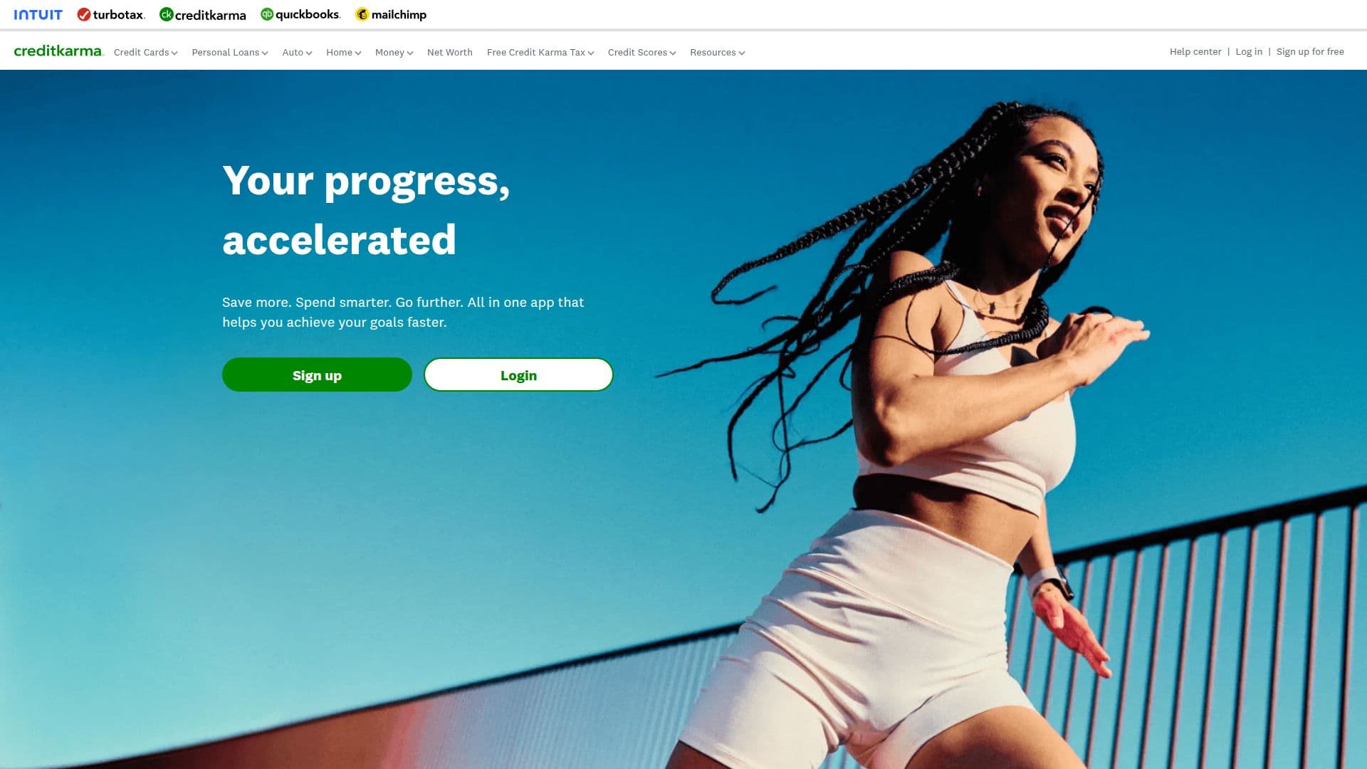 Captura de pantalla de Intuit Credit Karma