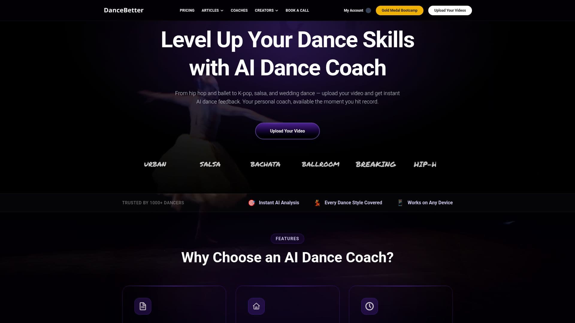 Screenshot von DanceBetter