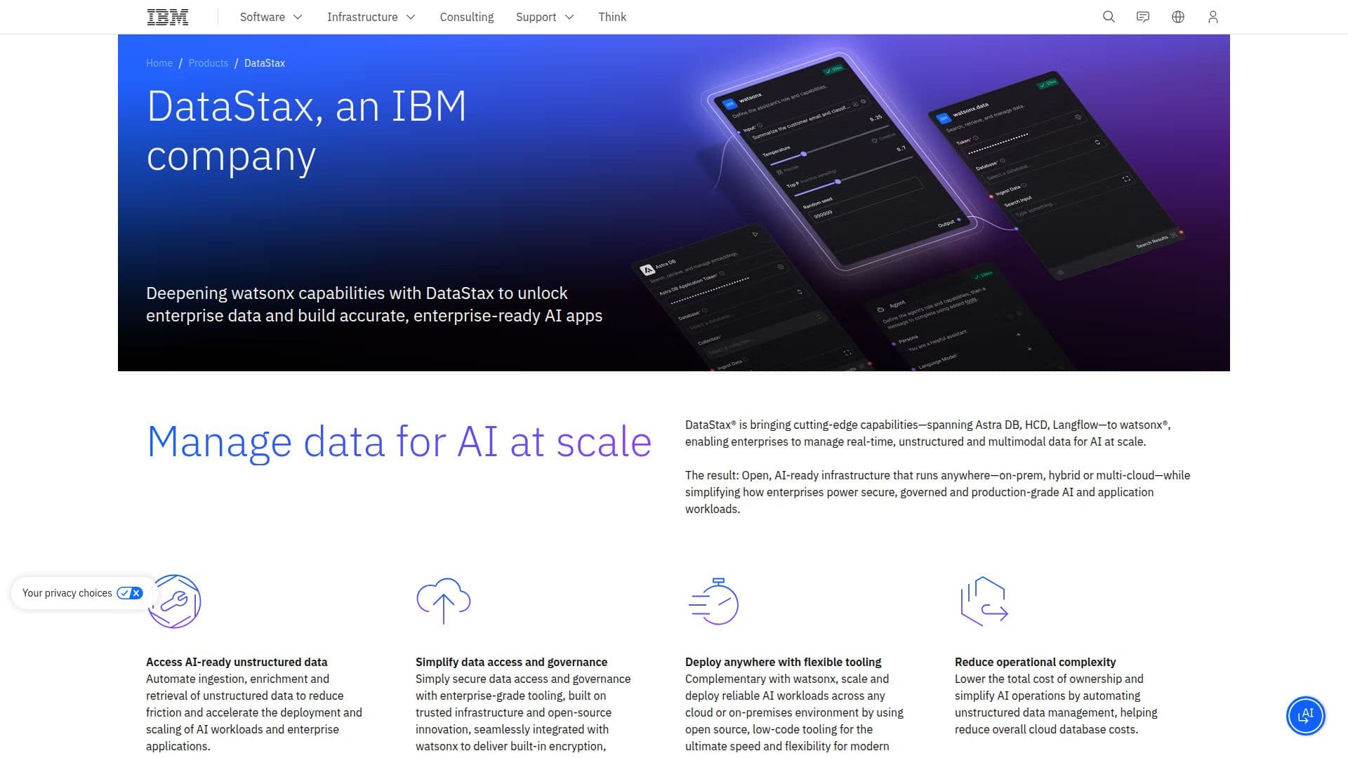 DataStax Astra DB screenshot