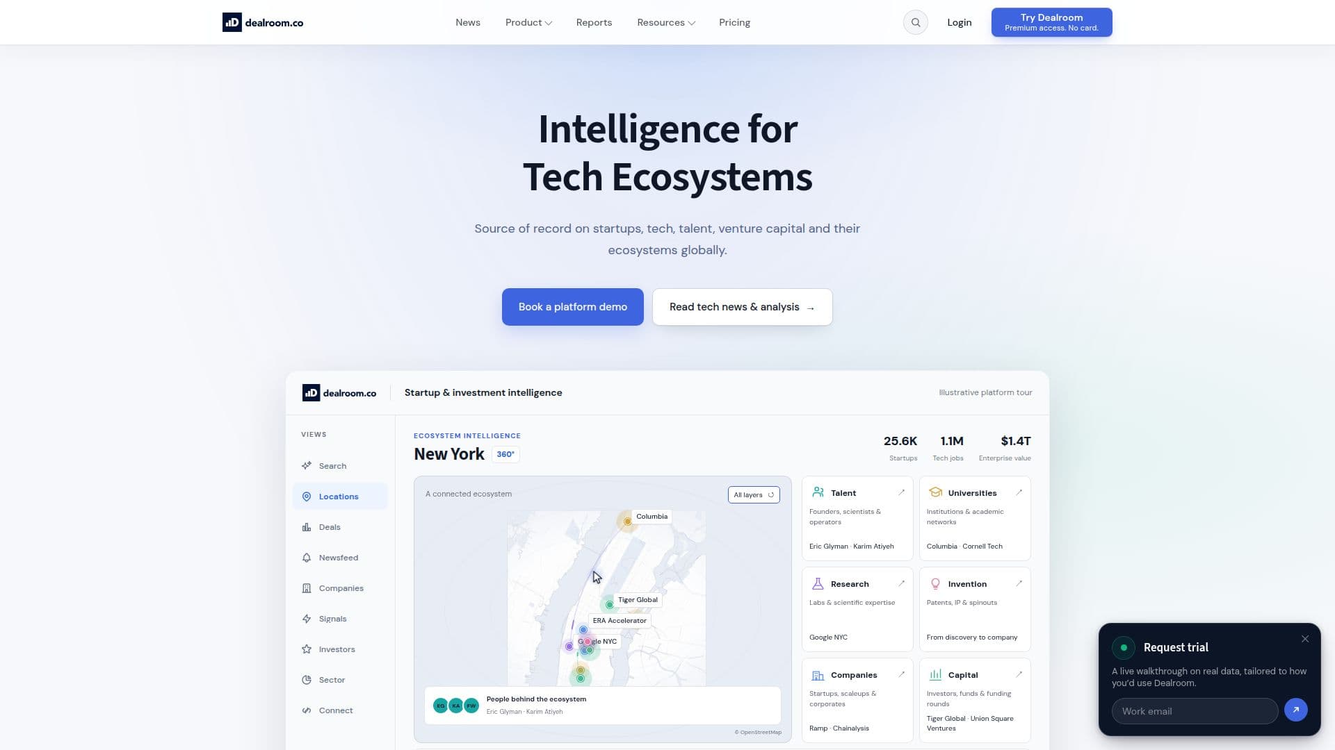 Dealroom.co screenshot
