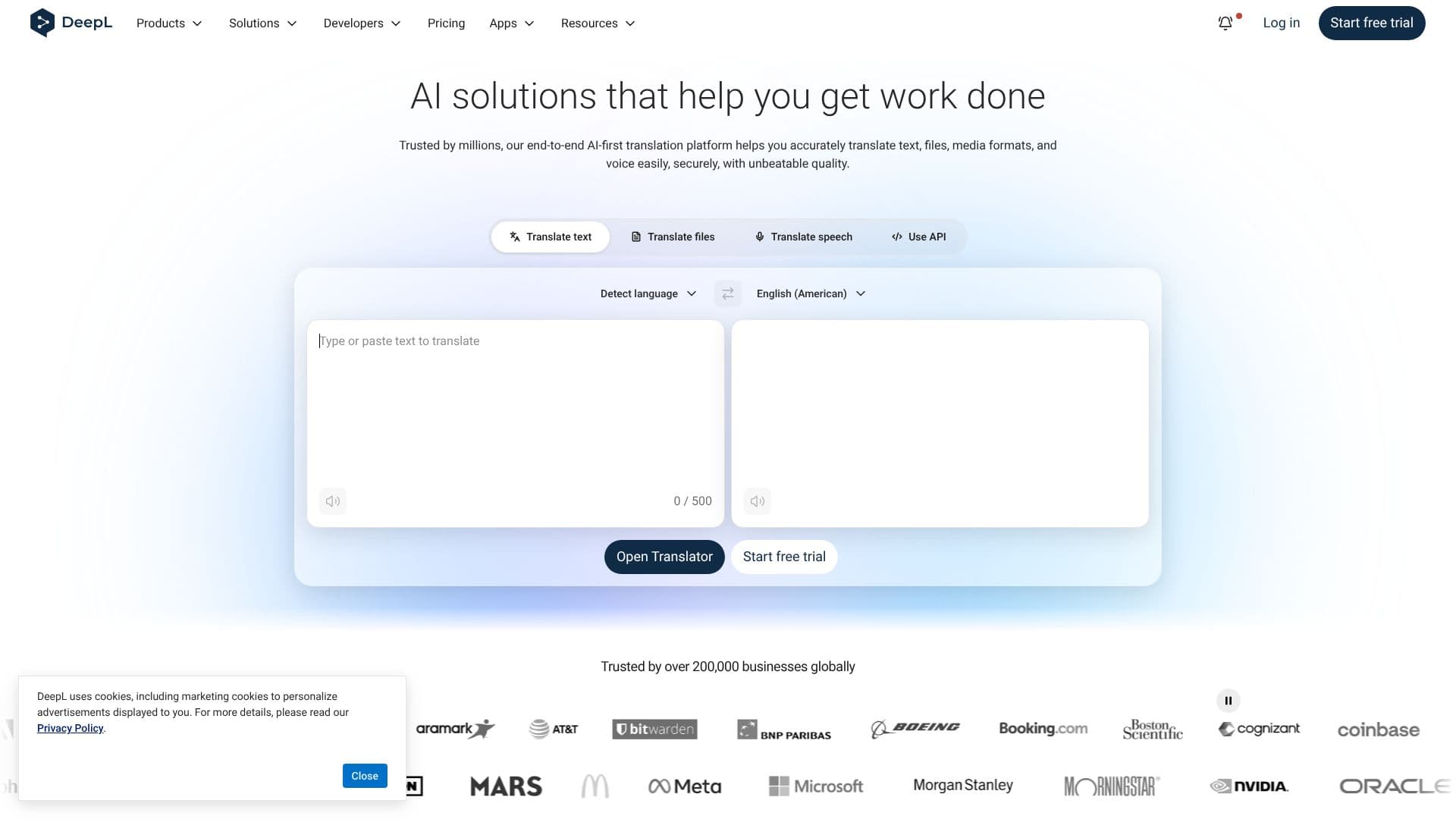 DeepL screenshot