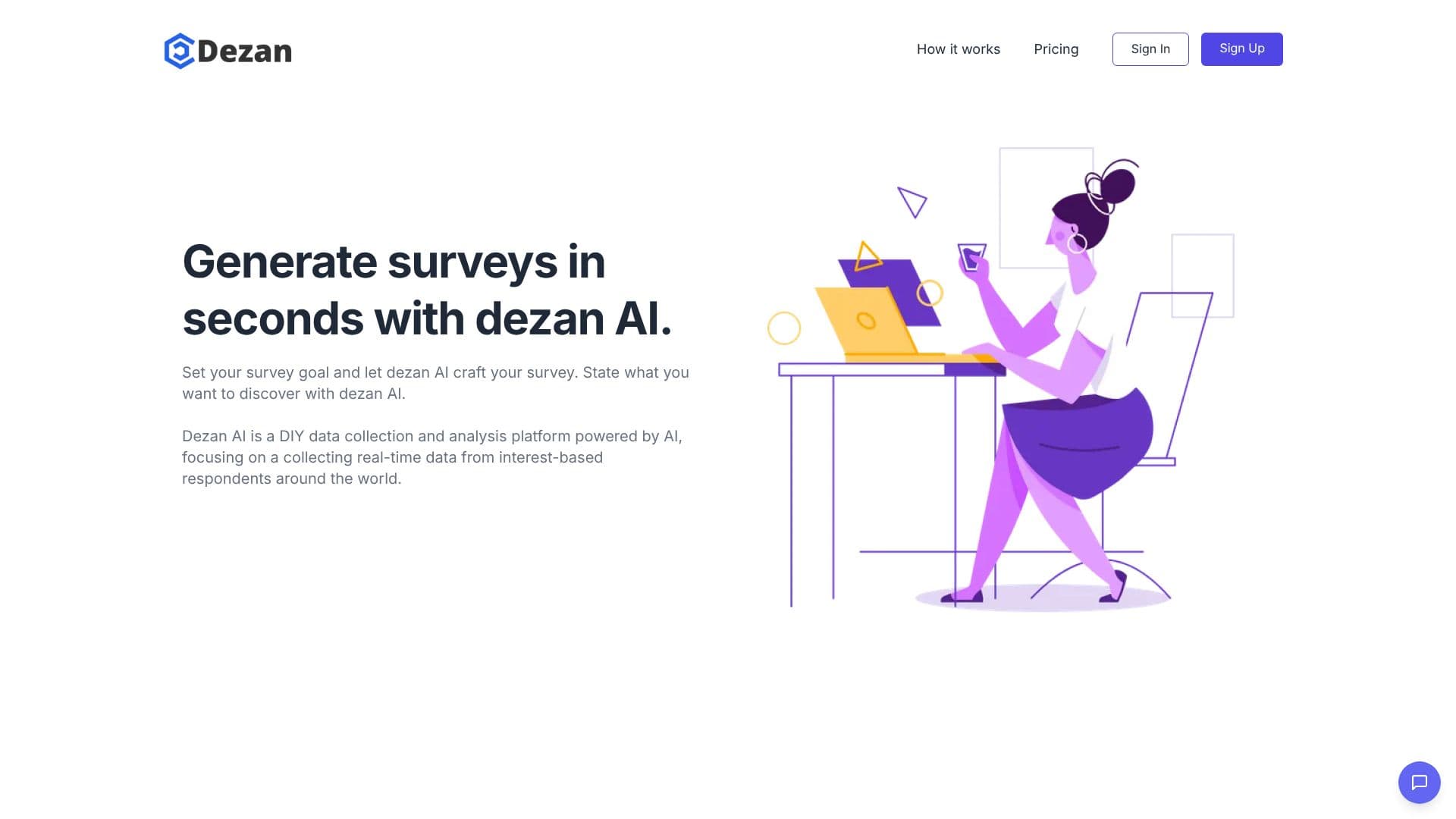 Dezan AI Survey Generator screenshot