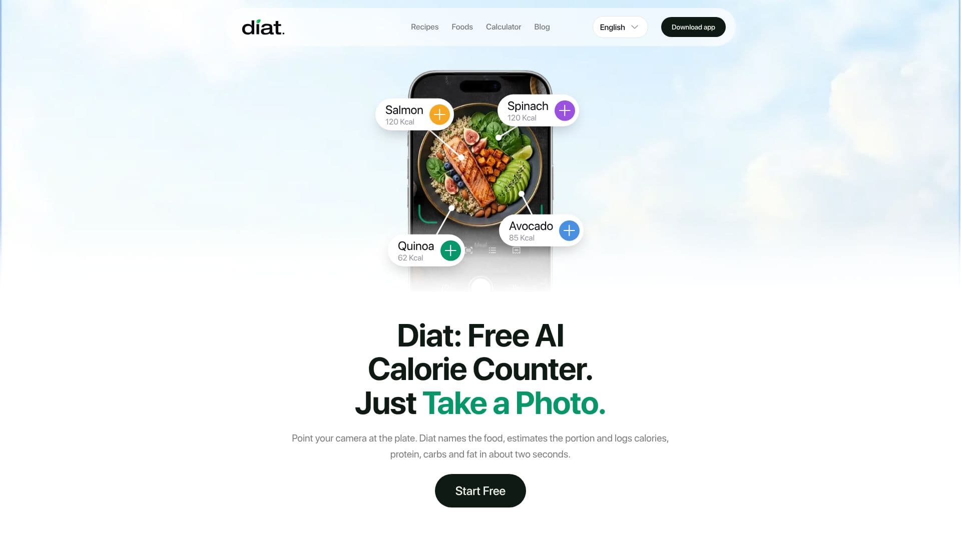 DiatApp screenshot