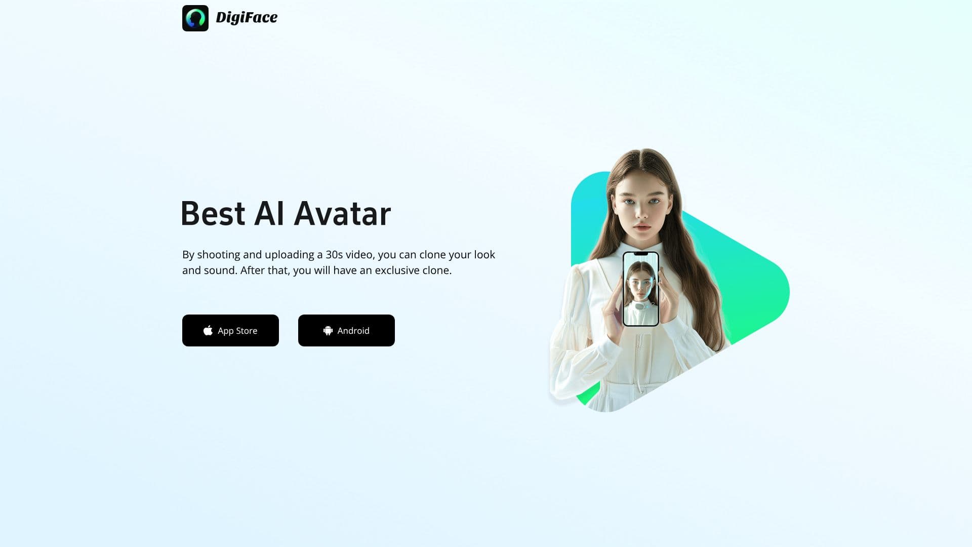 Captura de pantalla de DigiFace AI Avatar