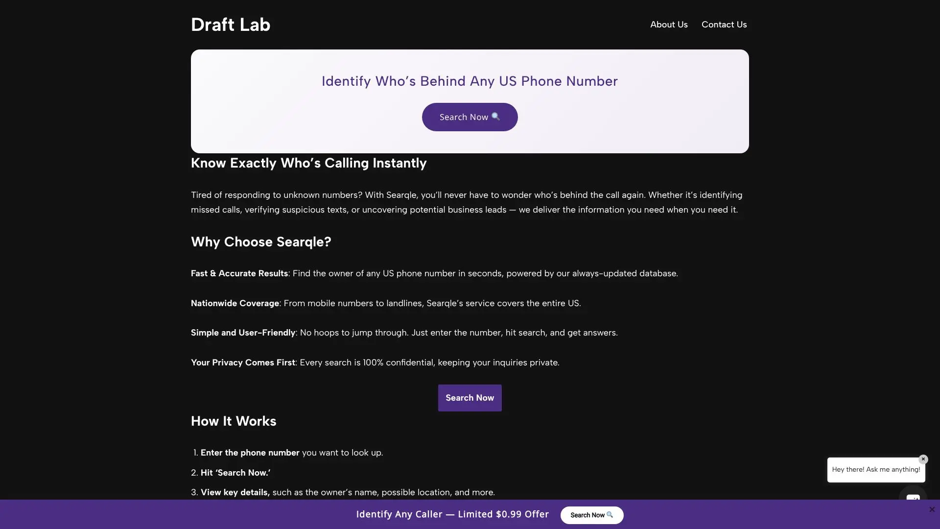 Tangkapan layar Draft Lab