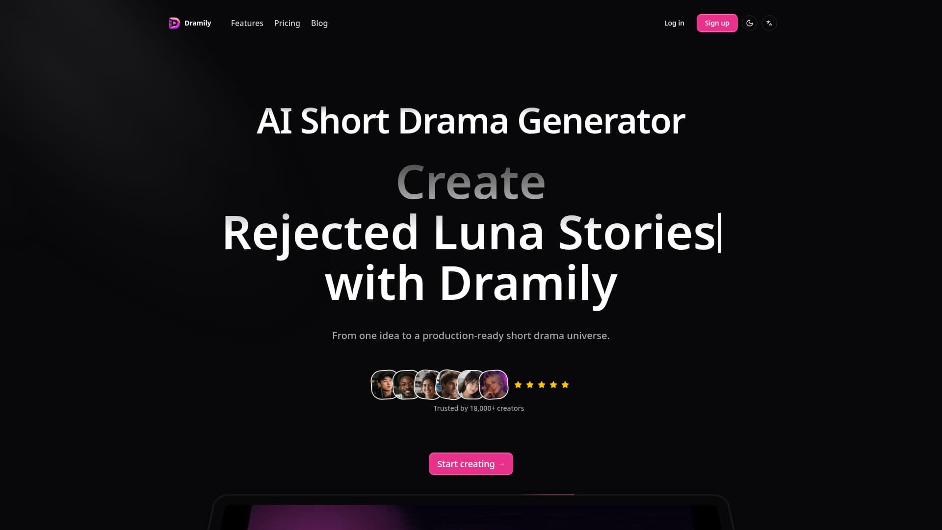 Dramily screenshot