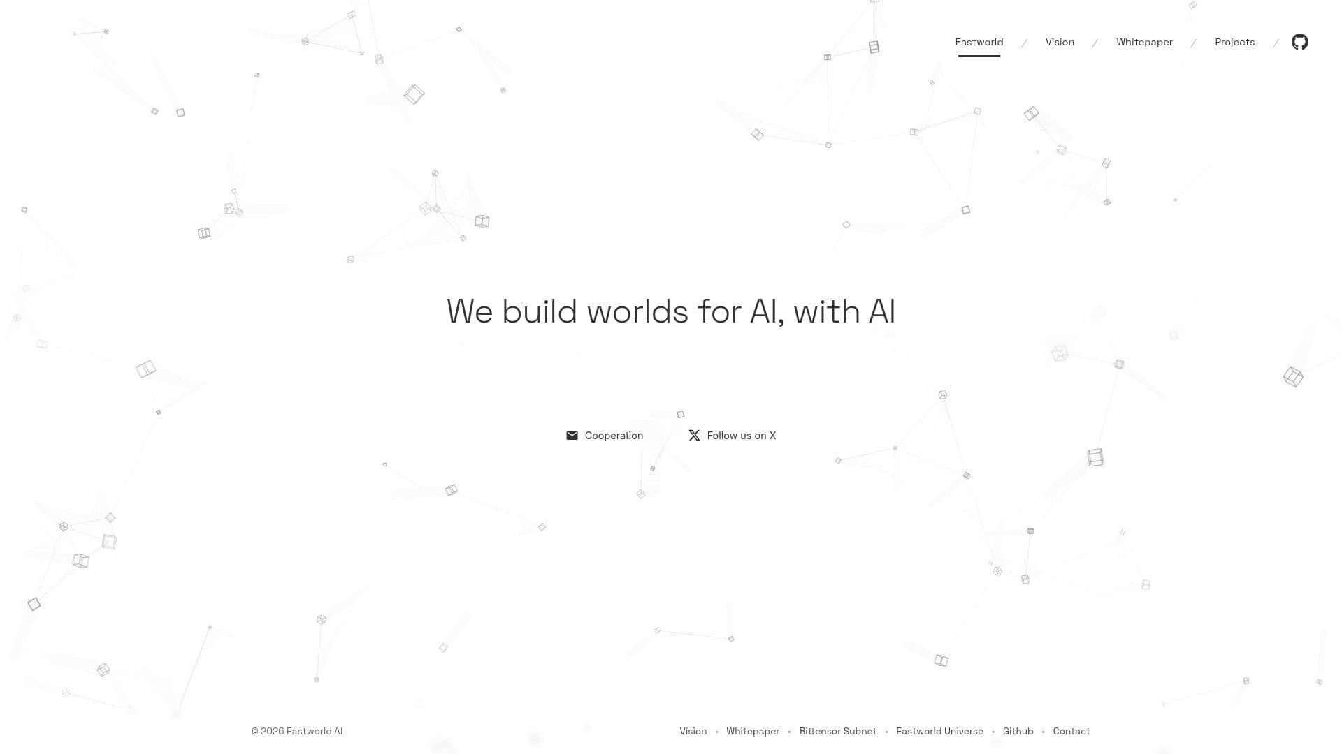 Eastworld AI Platform screenshot