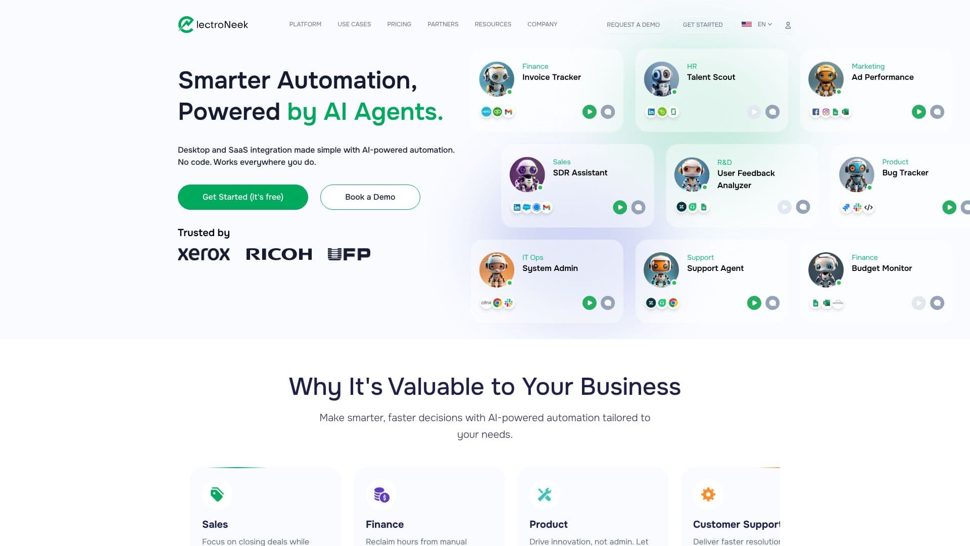 ElectroNeek AI Agents 截图