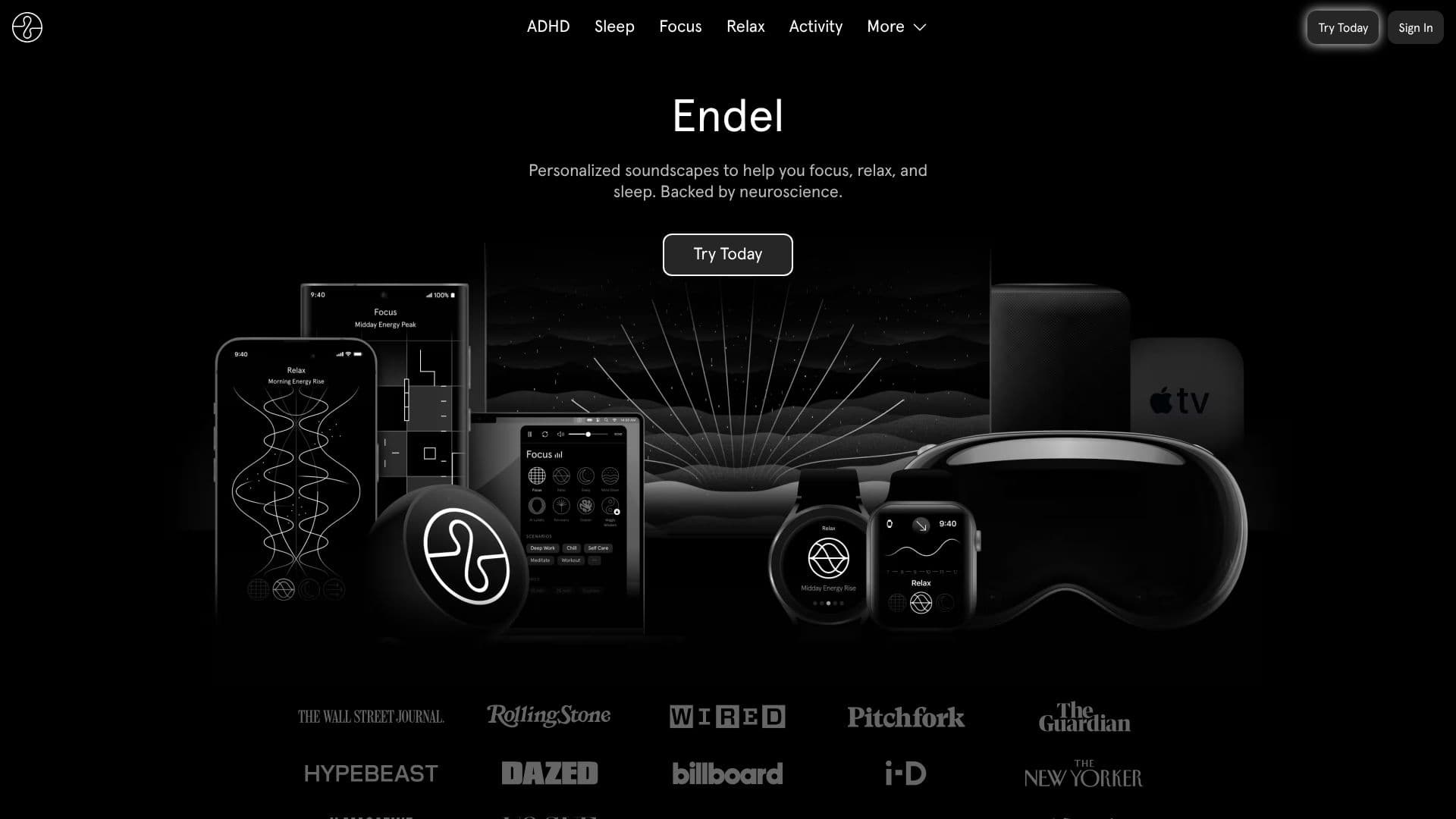 Endel - 专注、放松和睡眠 截图