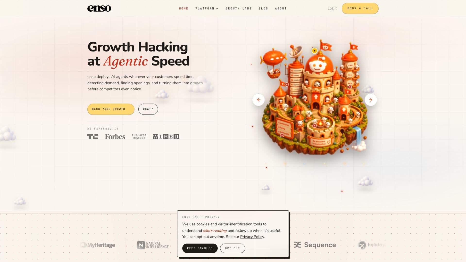 enso — Agentic Growth Lab screenshot