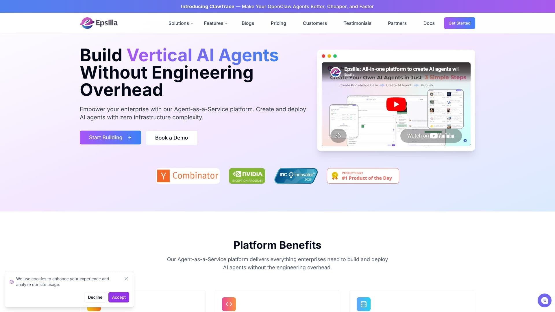 Epsilla - AI Agent Platform screenshot