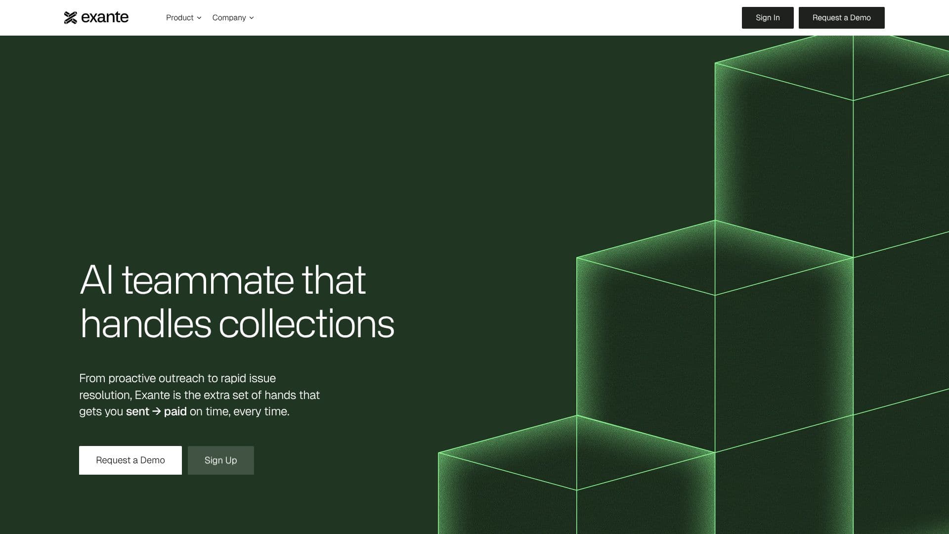 Exante: AI Teammate for Collections 스크린샷