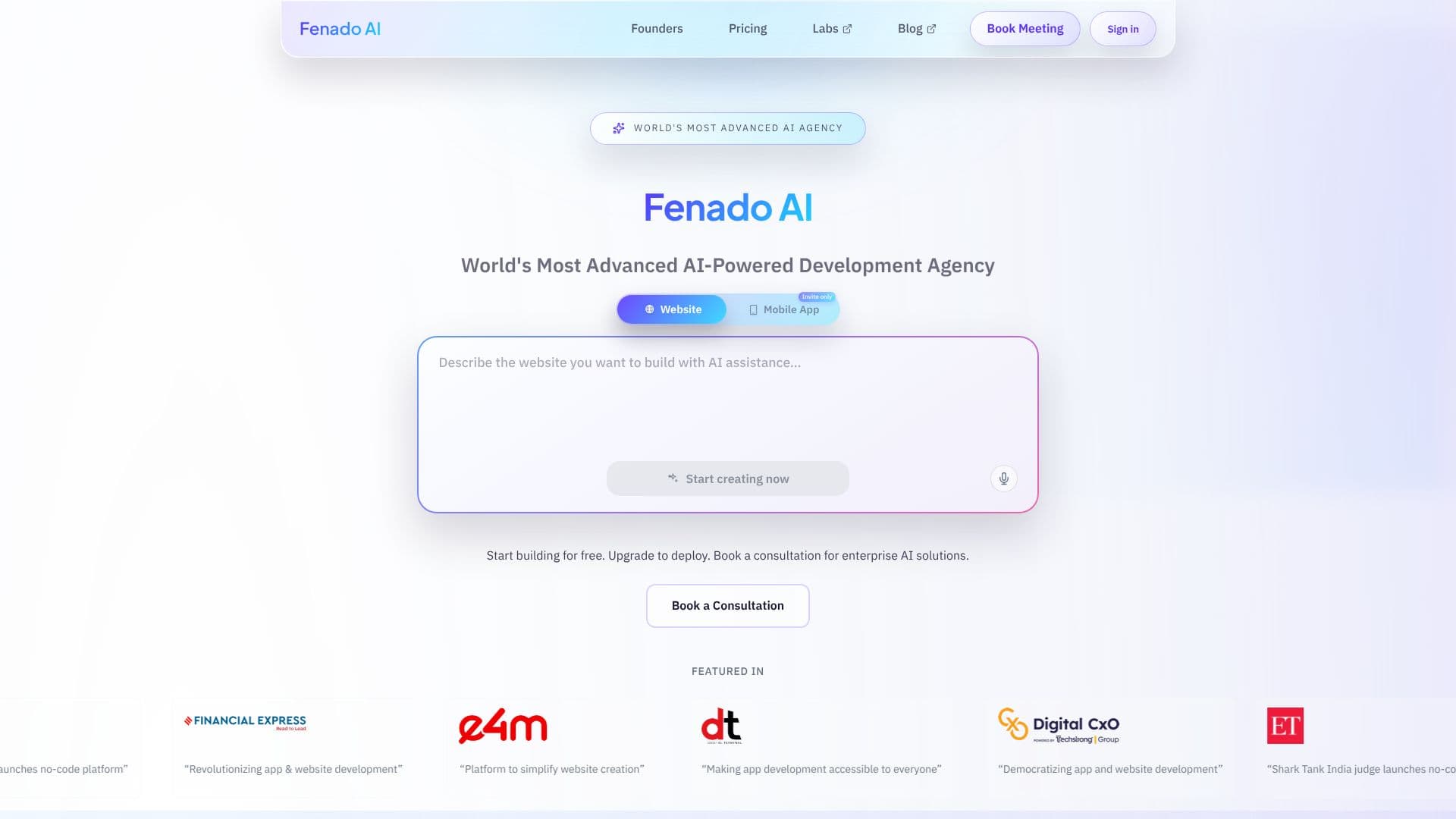 Fenado AI 스크린샷
