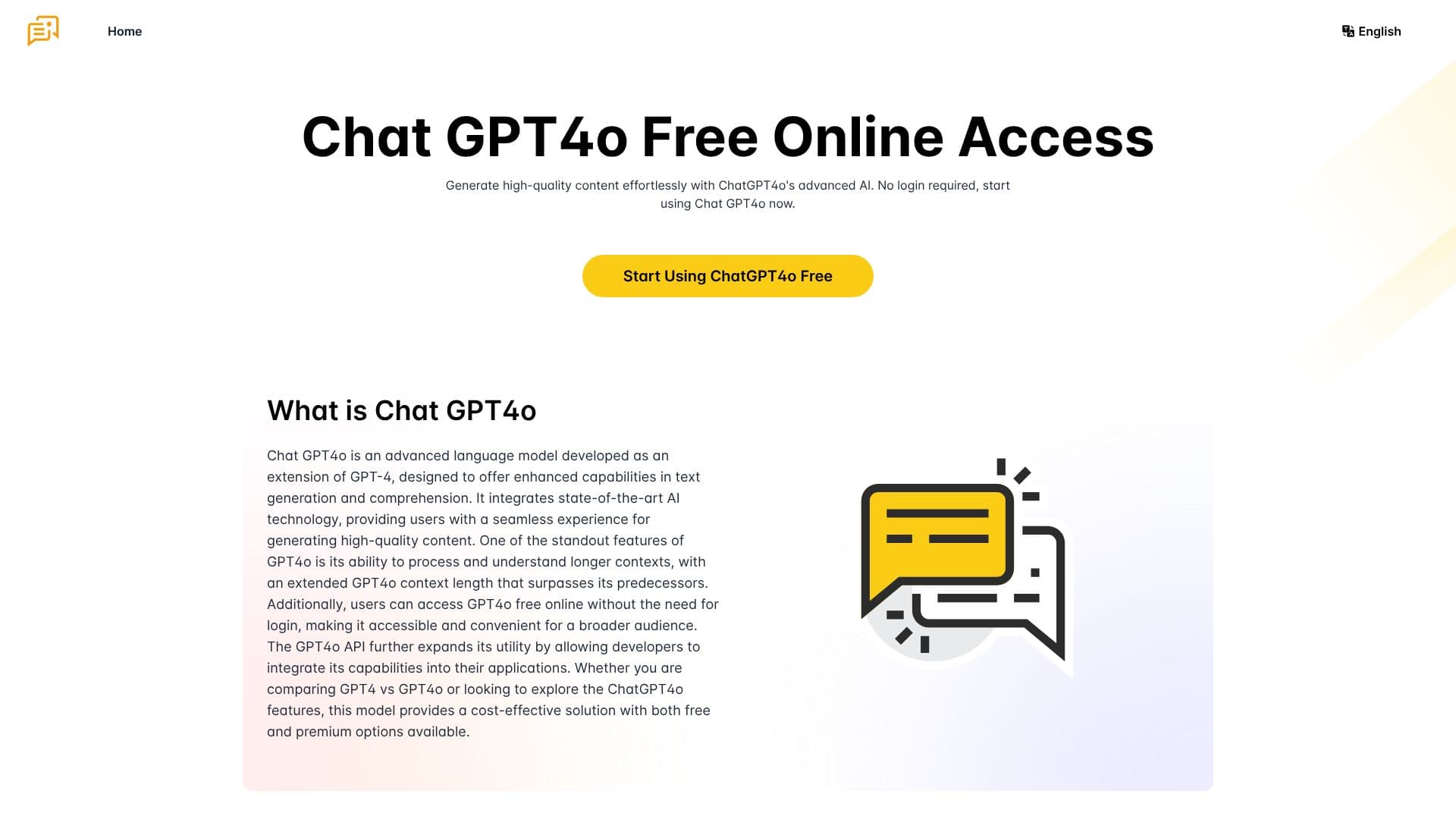 Screenshot von FineChat.ai GPT4o Kostenlos