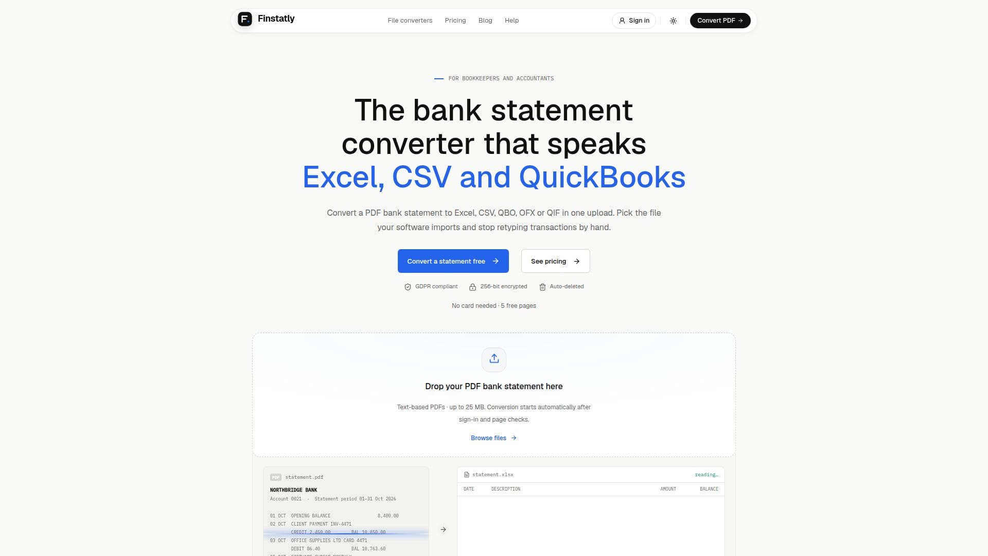 Finstatly screenshot
